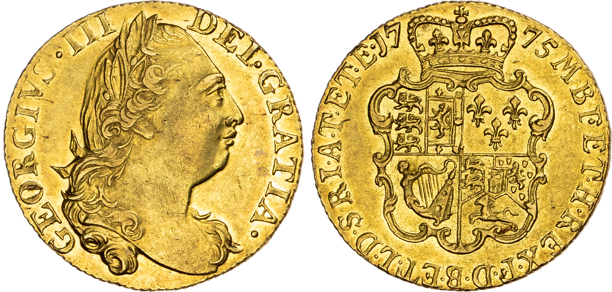 George III (1760-1820), Early Coinages, AV Guinea, 1775.
