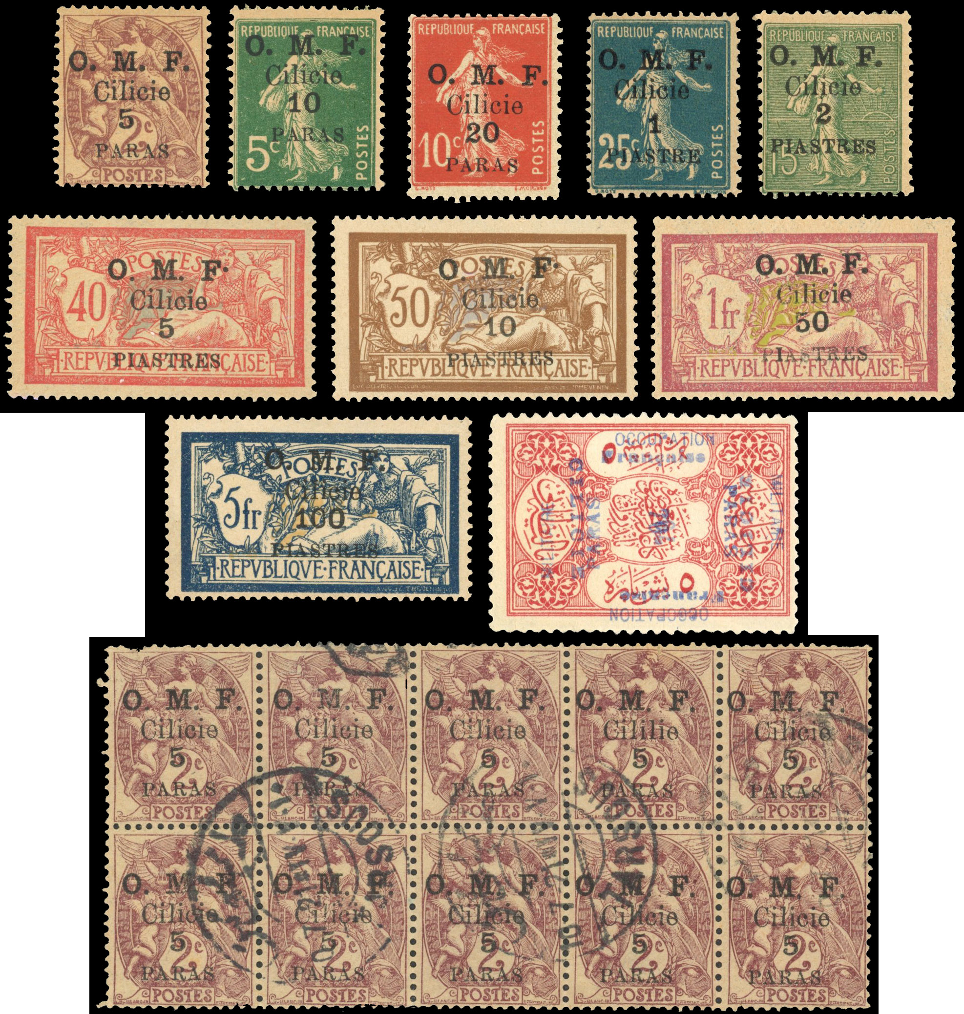 Syria Cilicie 1920s small accumulation