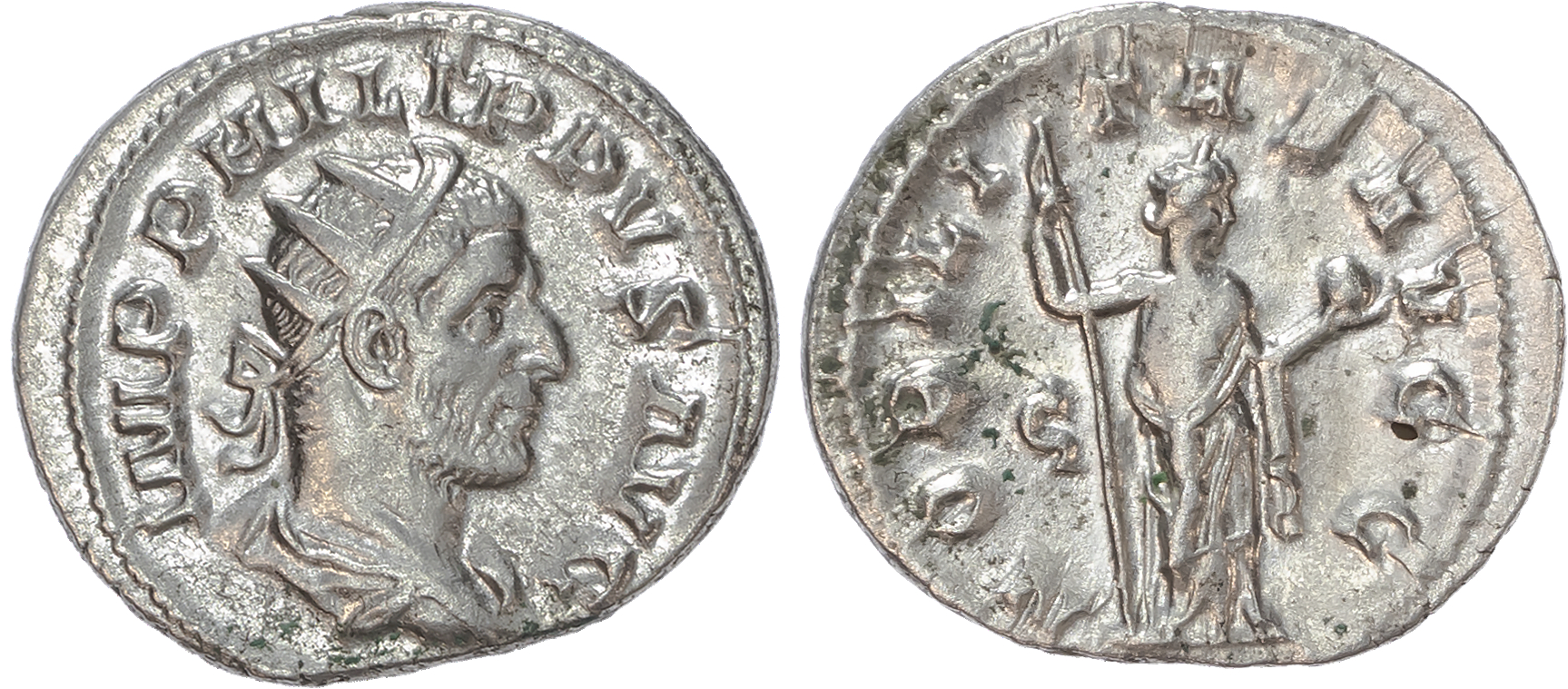 Philip I (AD 244-249) AR Antoninianus, Rome, AD 244-247, 3.92g. 