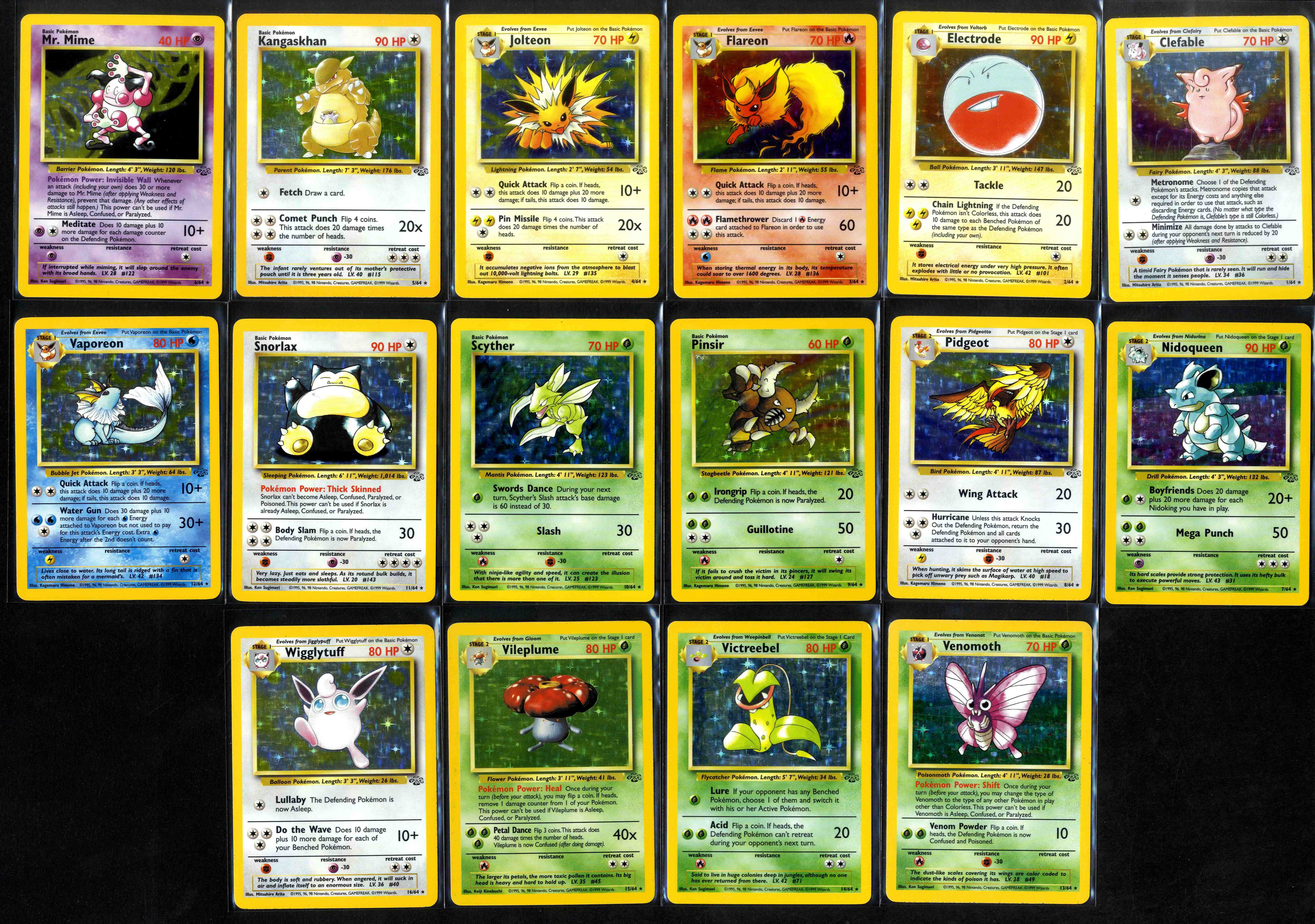 Jungle (1999) – Partial Complete Set – 27/64