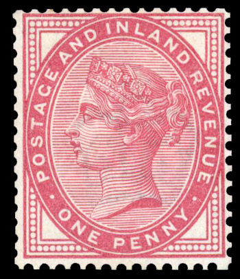 1881 1d Lilac (Die II) Colour Trial in carmine