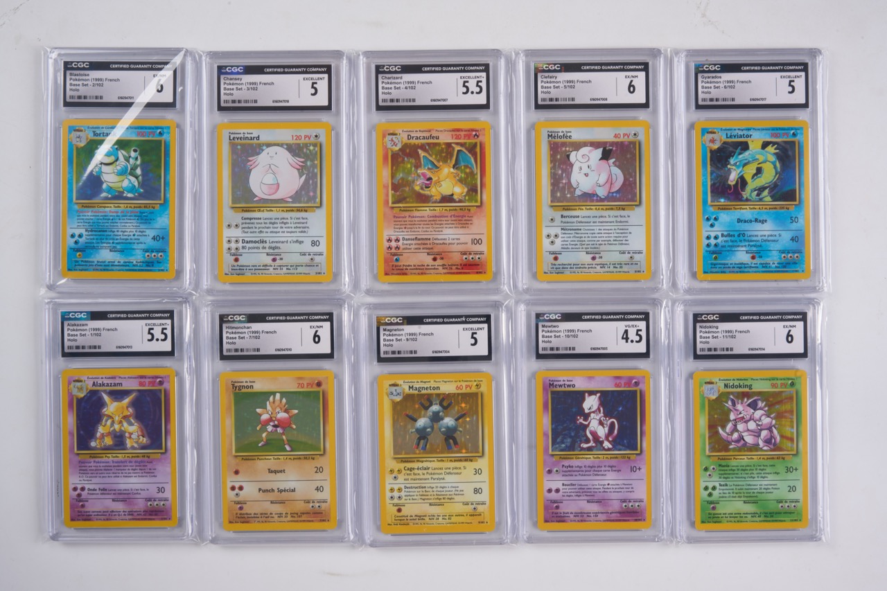 Base Set Graded Holo Collection - FRENCH Language