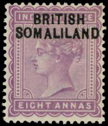 1903 QV 8a dull mauve, opt at top, variety...