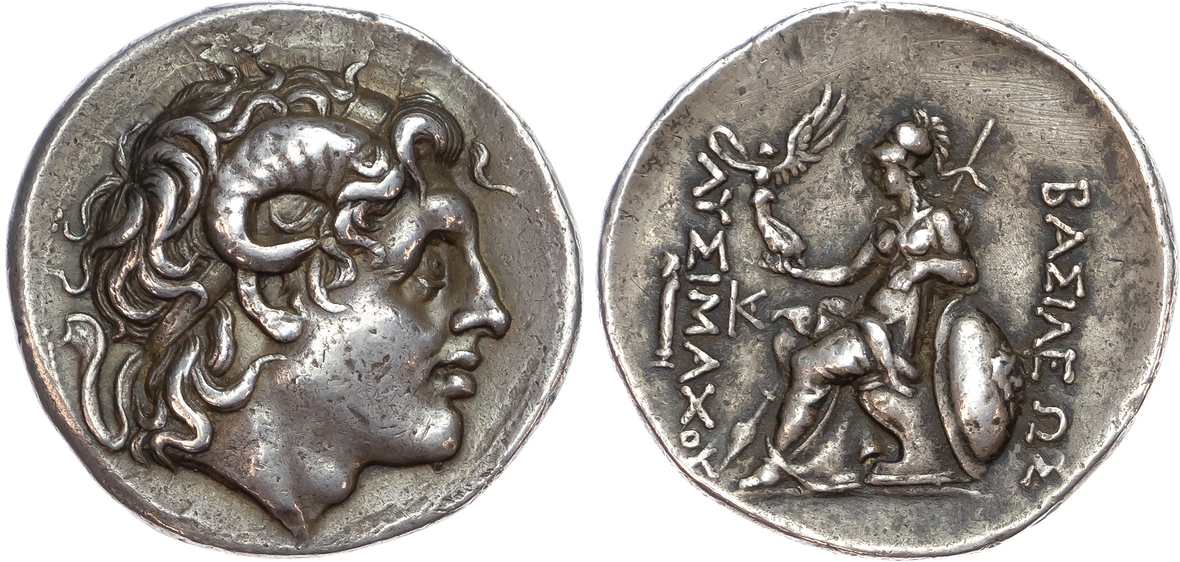 Kingdom of Thrace, Lysimachos (306-281 BC) AR Tetradrachm, mint of Lampsakos, c. 297-281 BC, 17.03g.