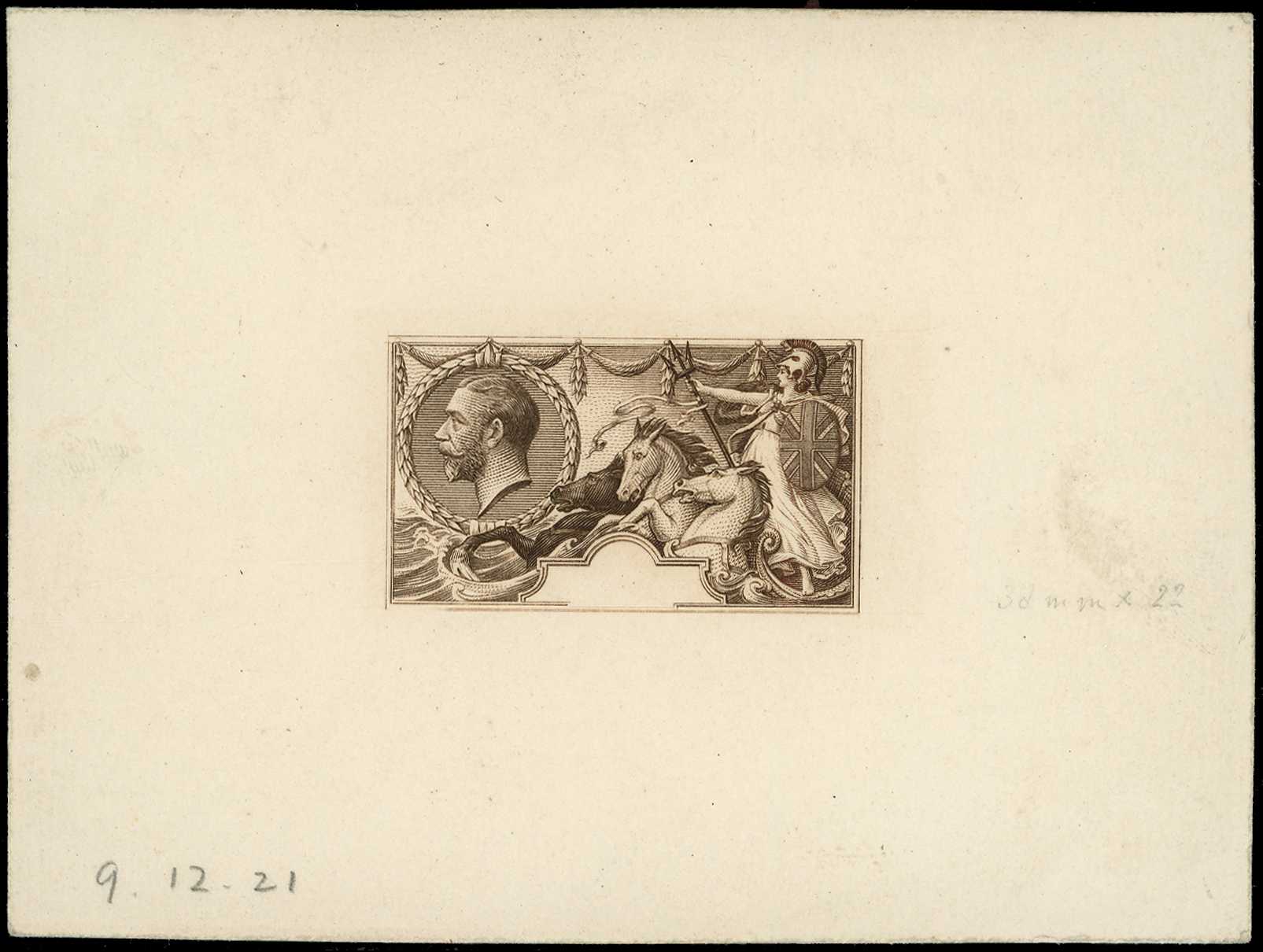 GB 1912 Seahorse Master Die Proof