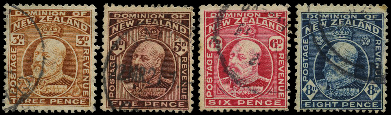 1909-16 Single watermark perf 14 x 13½ set...