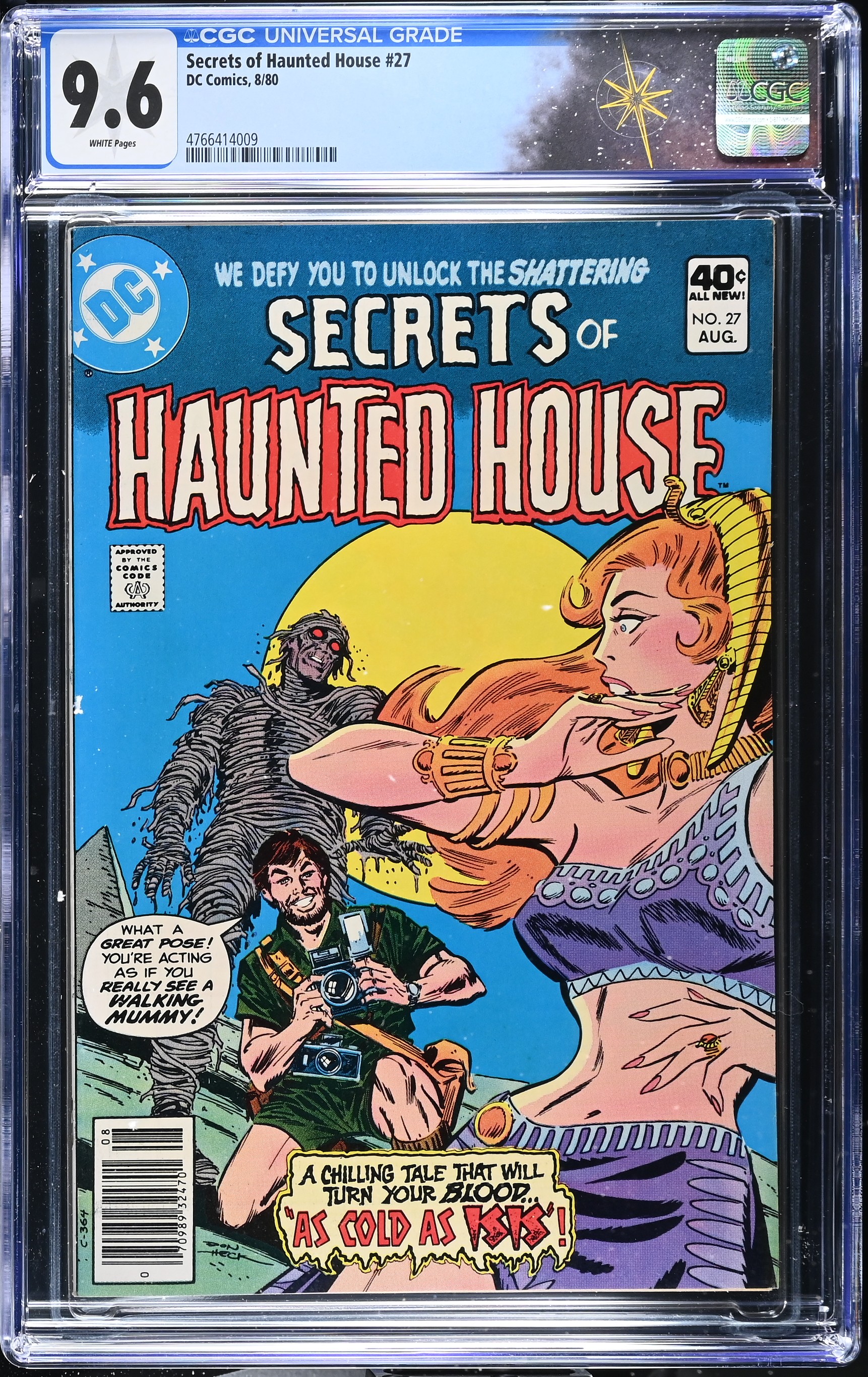 Secrets of Haunted House #27 CGC 9.6 Cover by Don Heck (DC Comics, 1980) White Pages