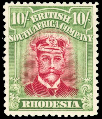 Rhodesia 10/- SG 309 mint