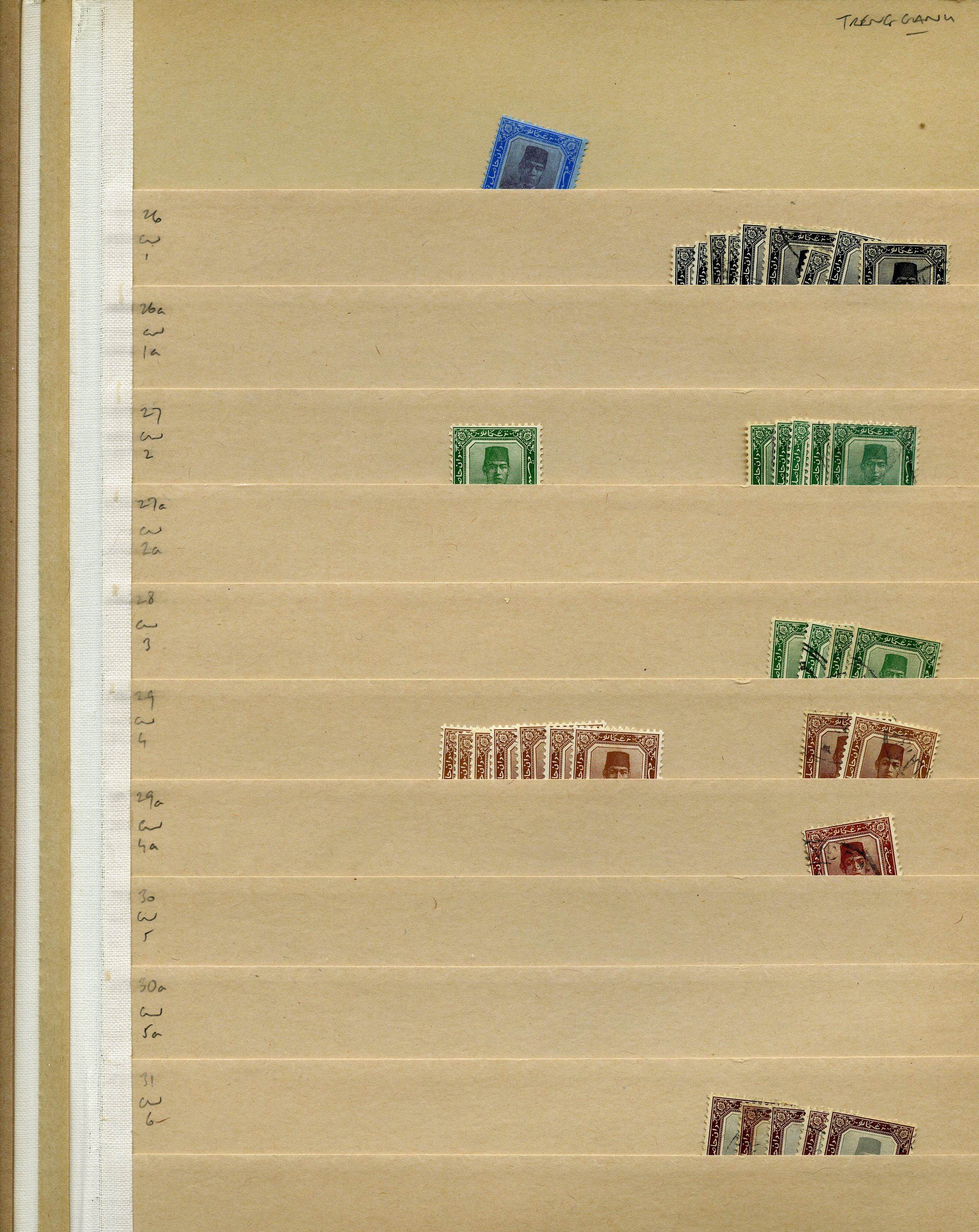 KG VI stock on manila stocksheets, some...