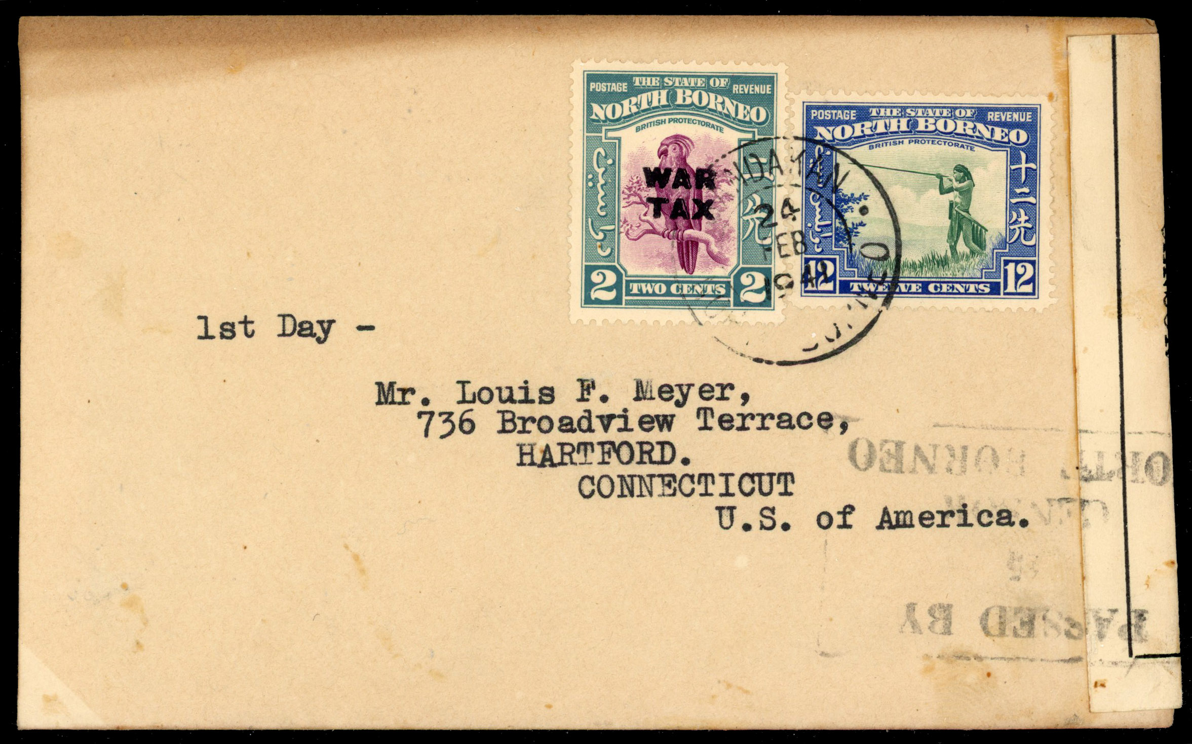 North Borneo SG 319 cover