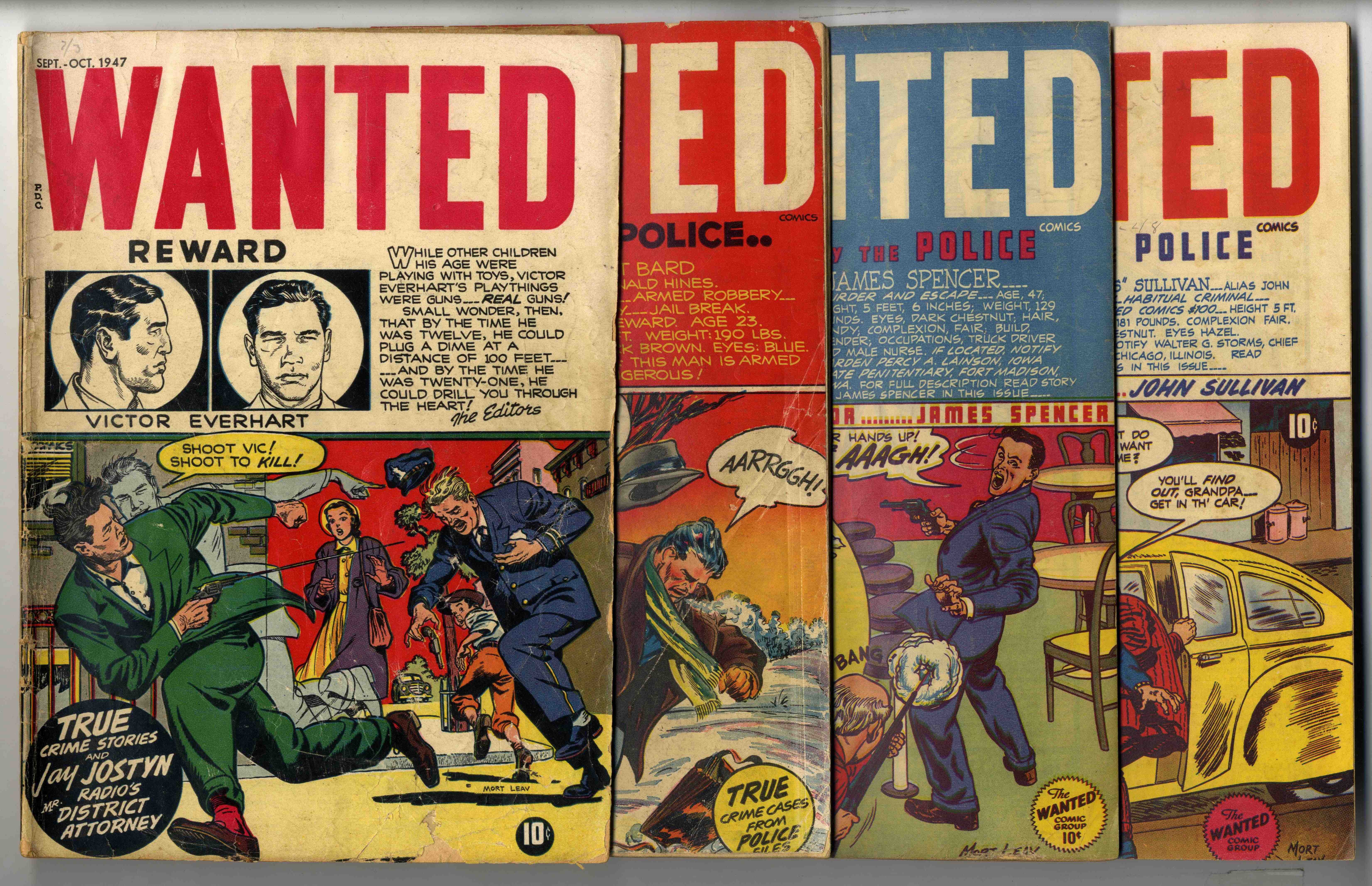 †Wanted Comics (Orbit Comics, 1947-1953) Bundle of 19 Issues