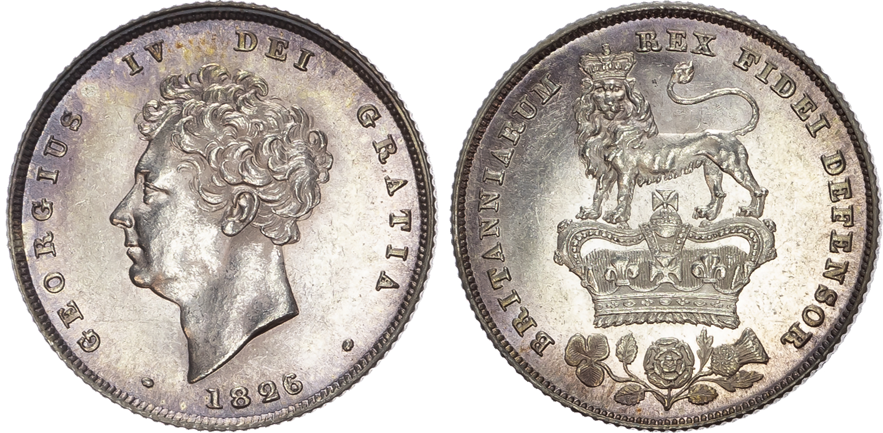 George IV (1820-1830) Shilling, 1826.