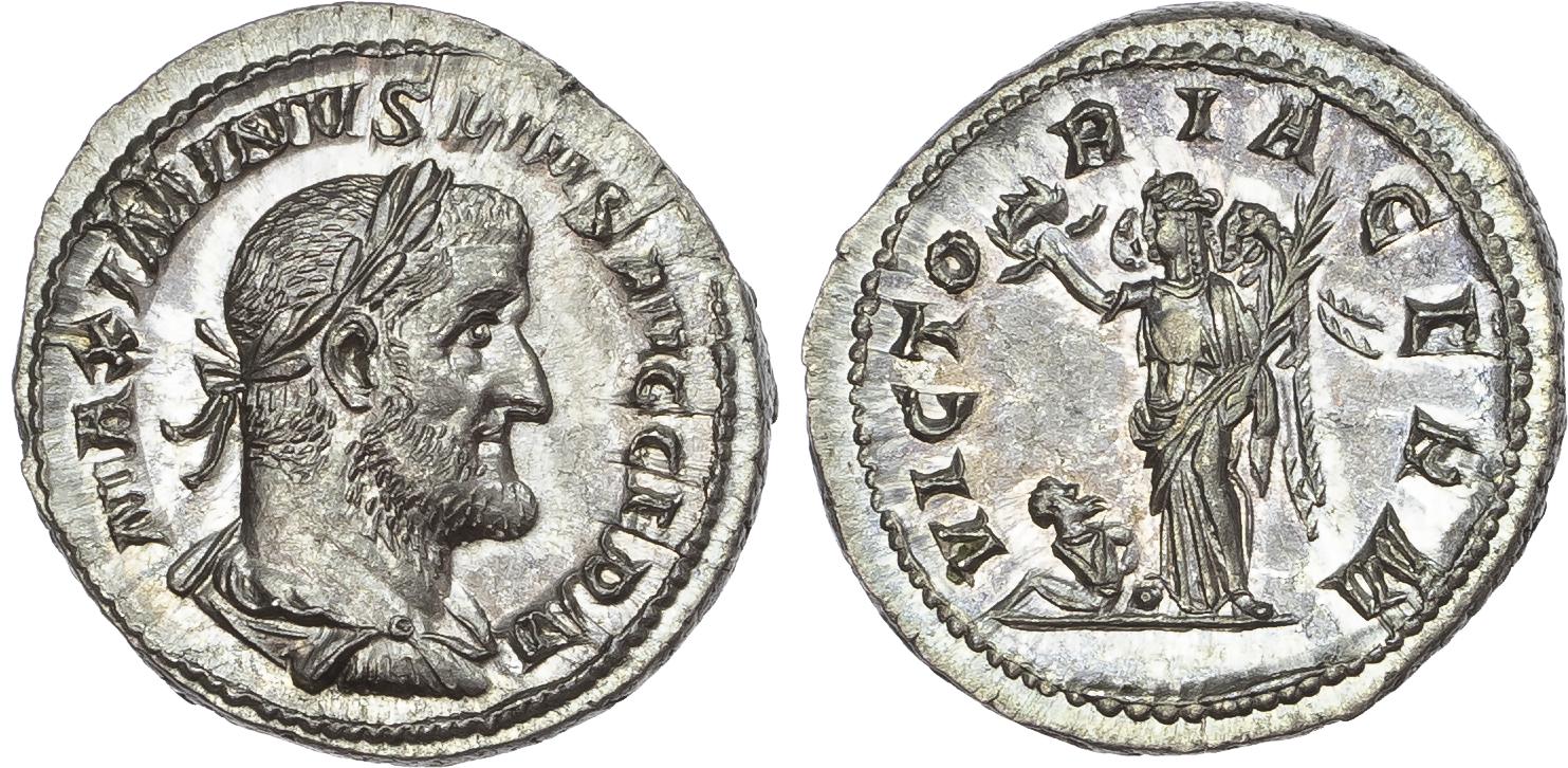 Maximinus Thrax (AD 235-238) AR Denarius, Rome, AD 236-237, 3.75g. 