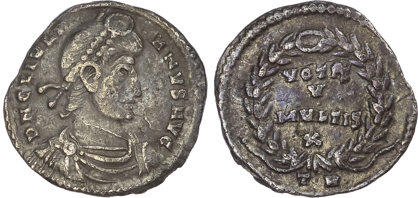 Julian II (AD 360-363) AR Siliqua, Trier, 2.62g.