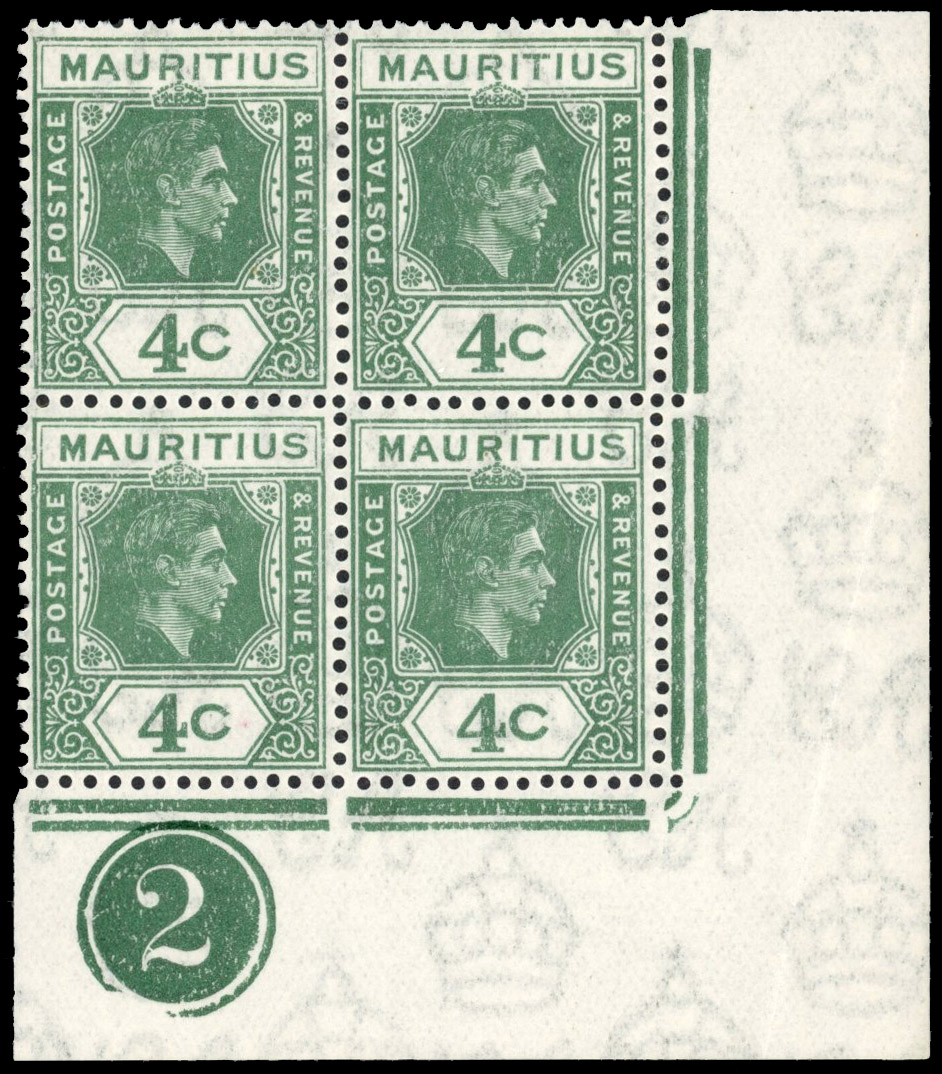 Mauritius SG 254da, dc block mint
