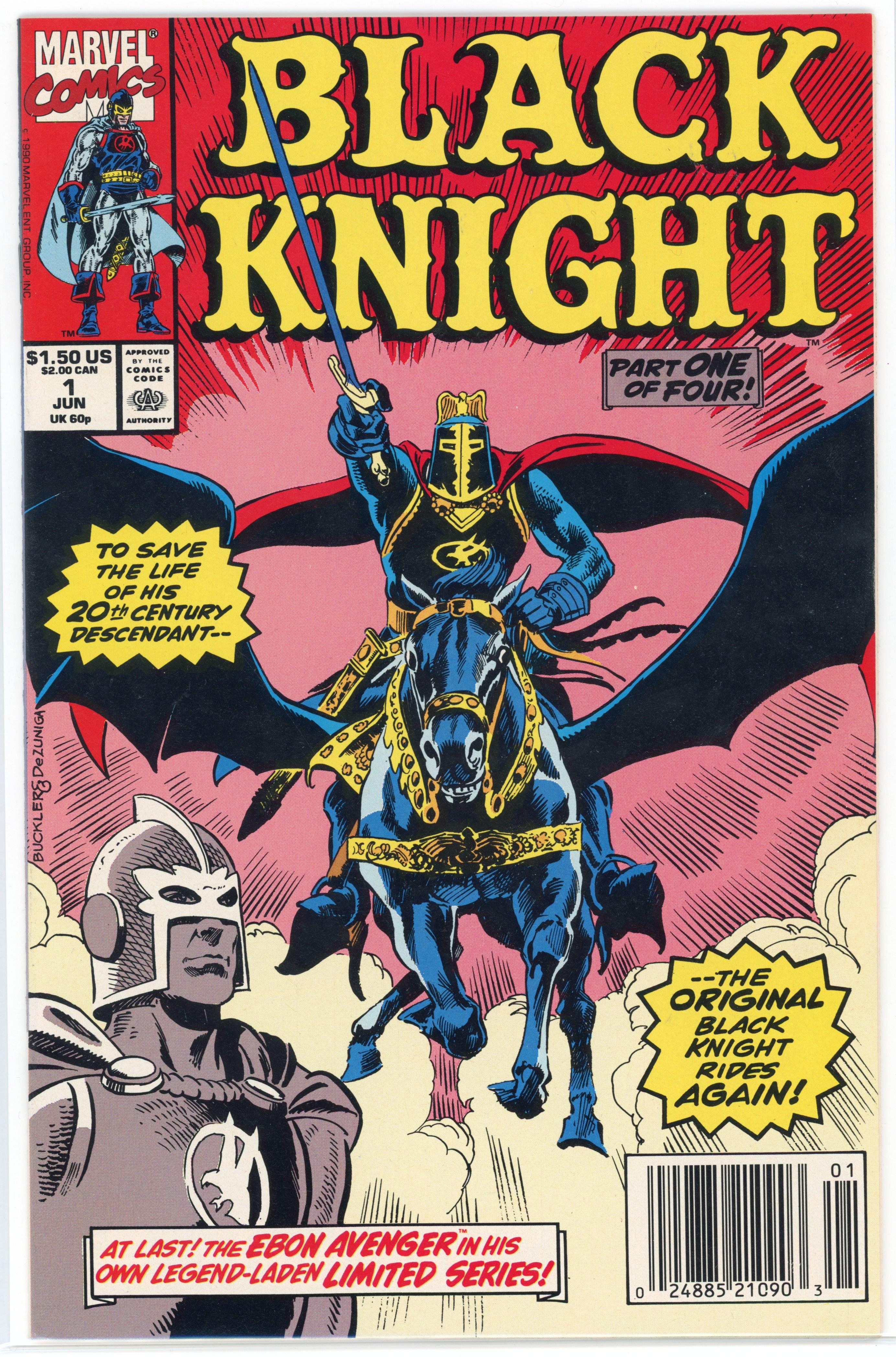 Black Knight Complete (Marvel Comics, 1990) Set of 4 Issues