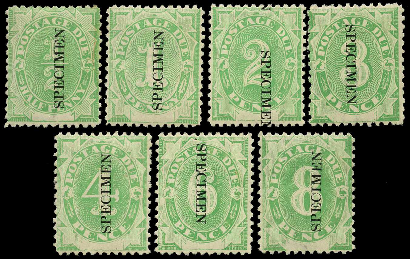 Postage Dues. 1902 set to 8d (blank at...