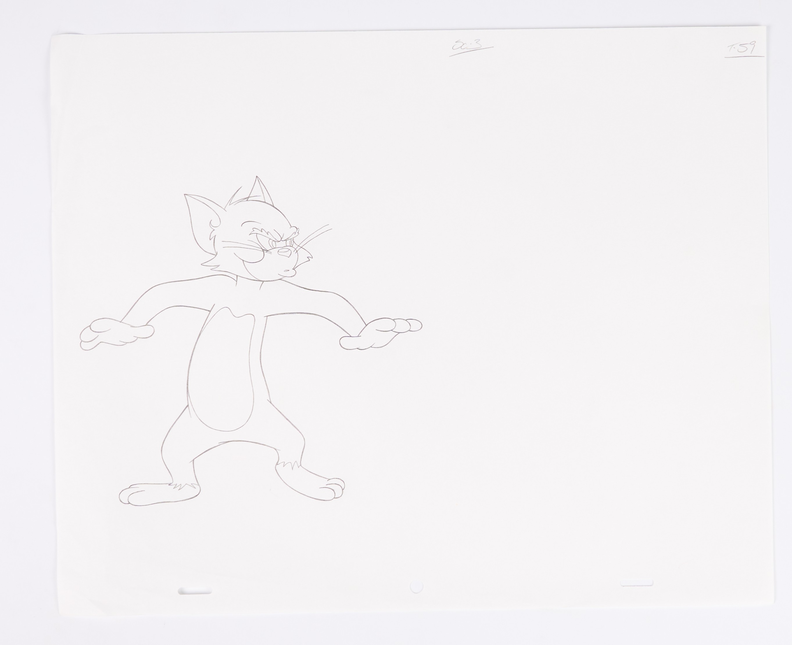 Tom And Jerry Animation Drawing For Ford Mondeo Advert (Large Company, 2003) Total 35