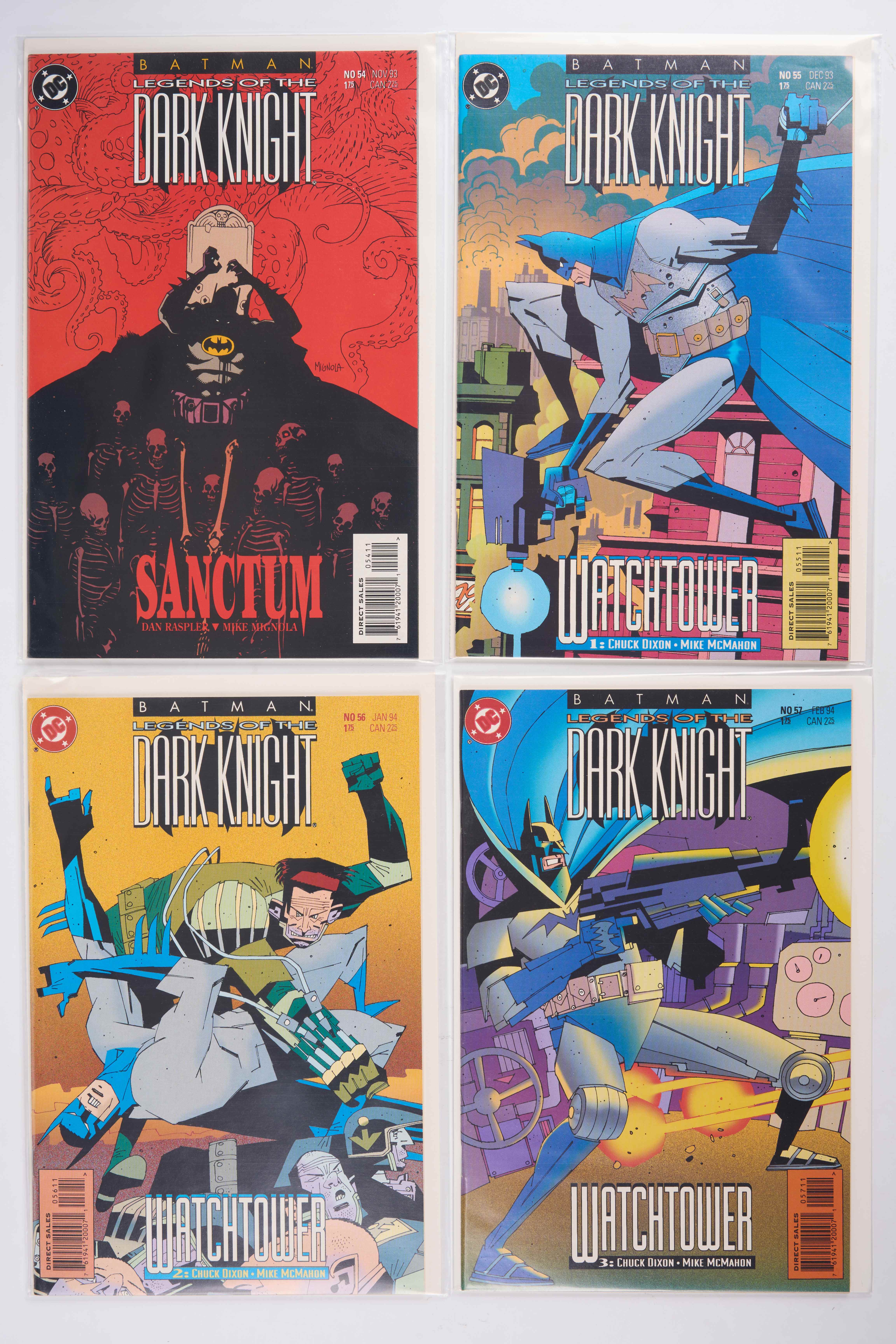 Batman Legend of the Dark Knight (DC Comics, 1993-2000) Bundle of 69
