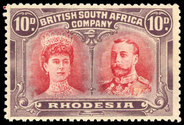 SG 150 10d carmine and deep purple, #43 printer's mark mint