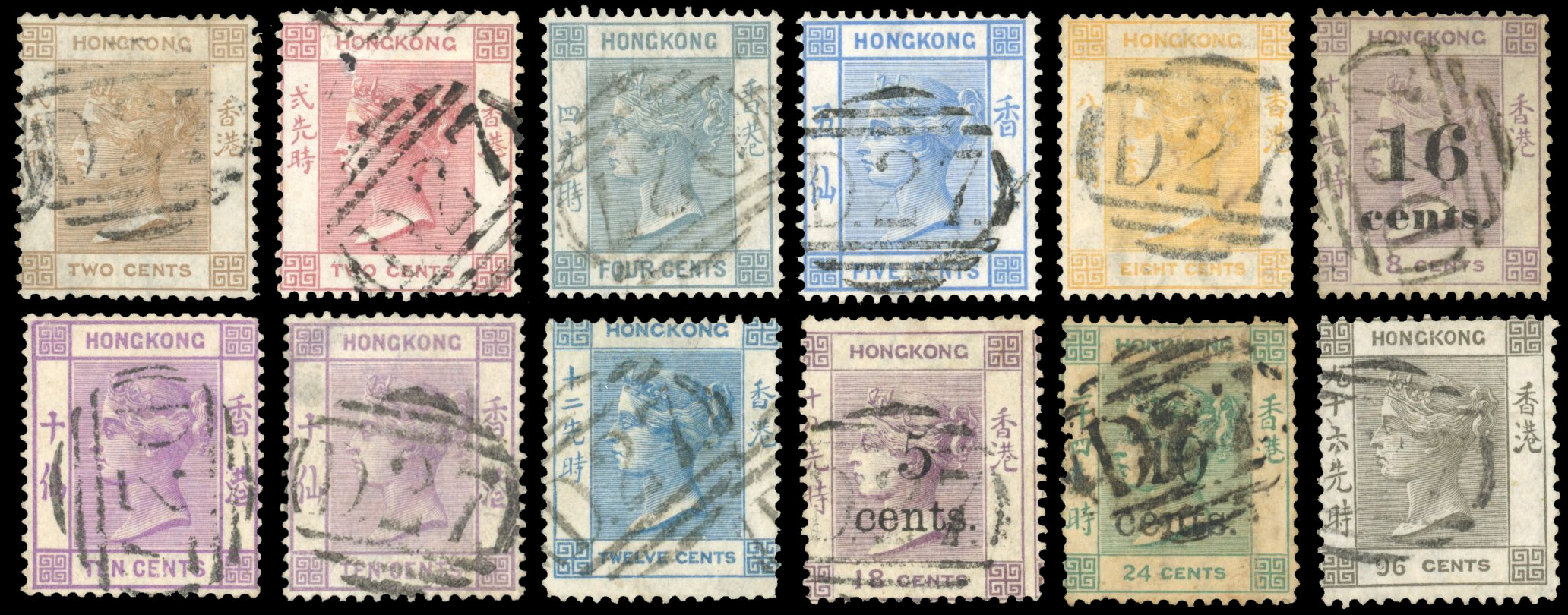 Hong Kong Treaty Ports; Amoy. D27 numeral group