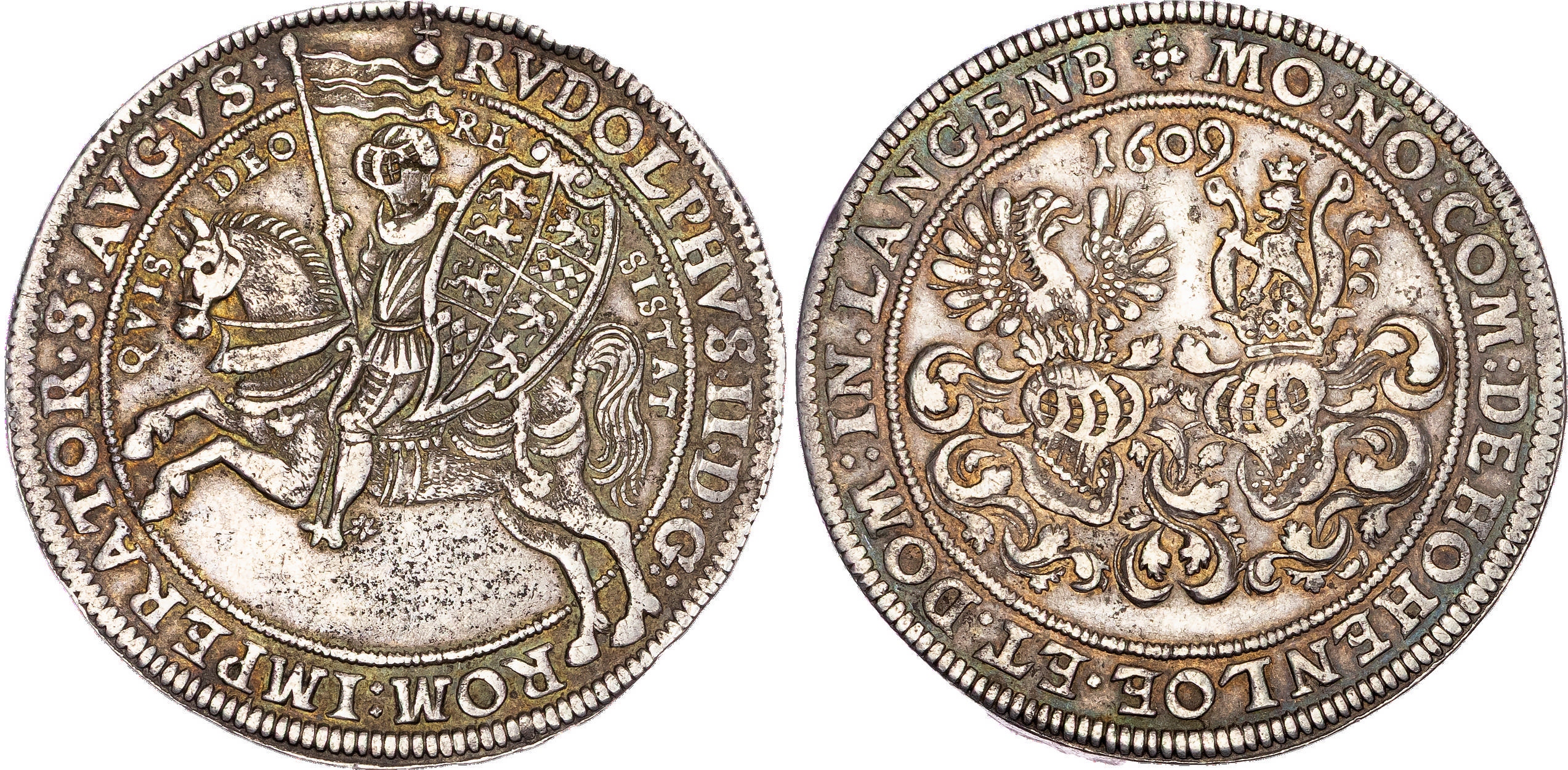 Germany, Hohenlohe, silver Taler, 1609