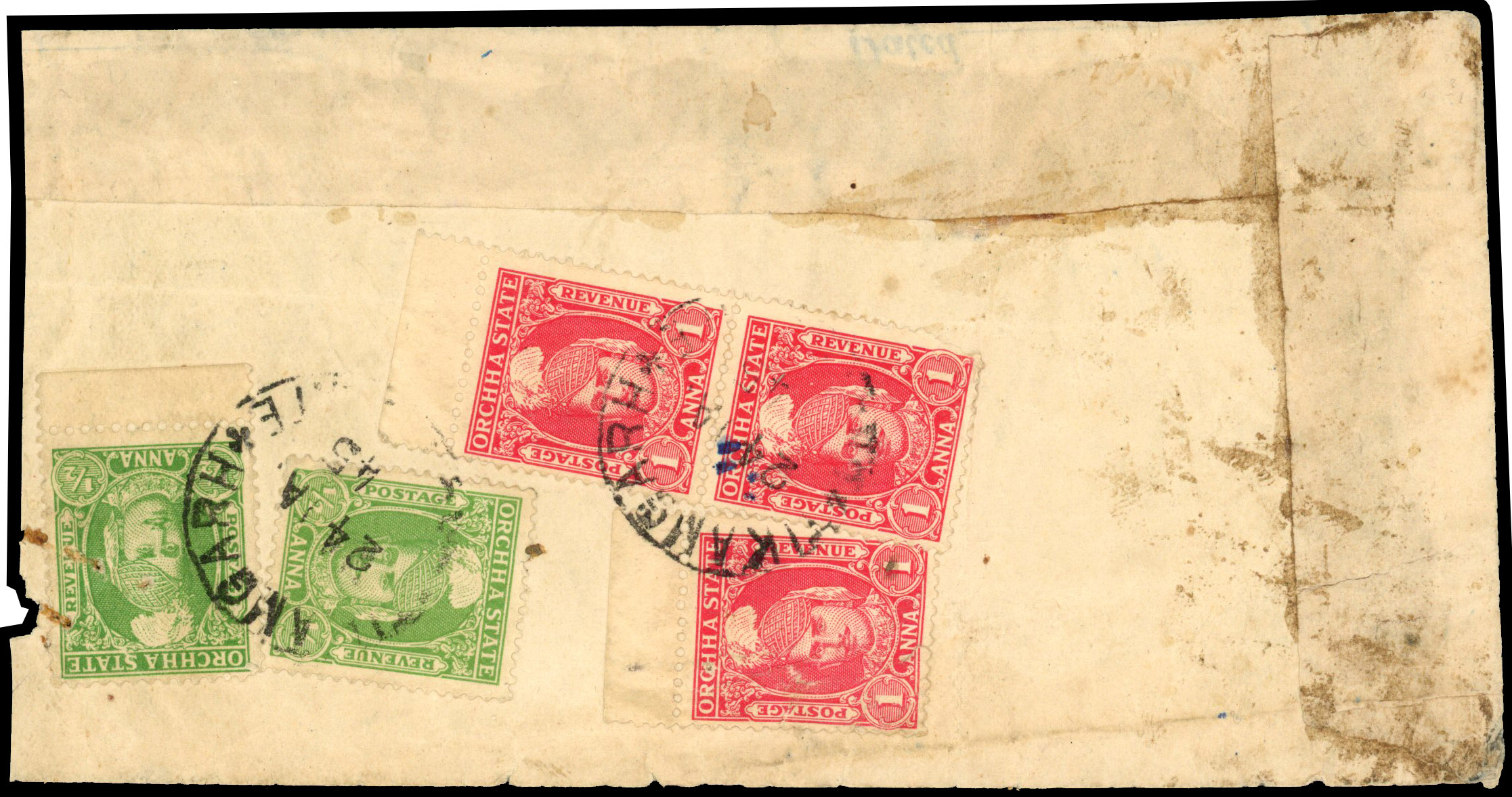 I.F.S Orcha state pair of covers SG 32-40 