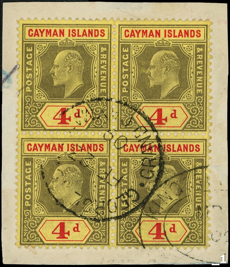 Caymans SG 29 block...