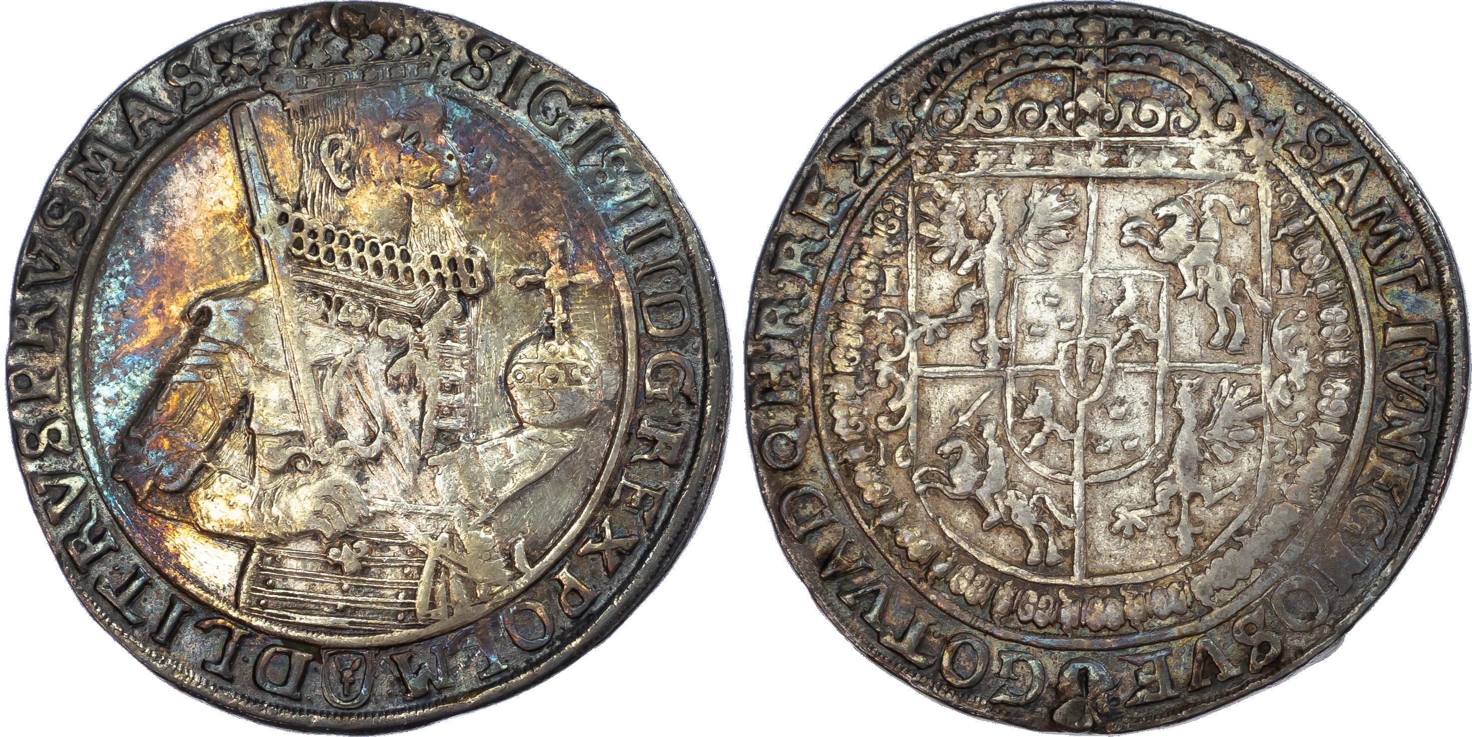 Poland, Danzig, Sigismund III Vasa (1587‑1632), silver Taler, 1631, Danzig, 28.40g.
