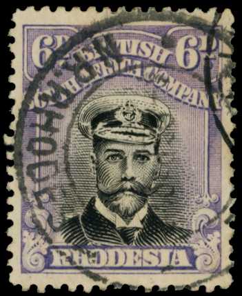 1922-4 6d Head Die IIIB, perf 14, white...