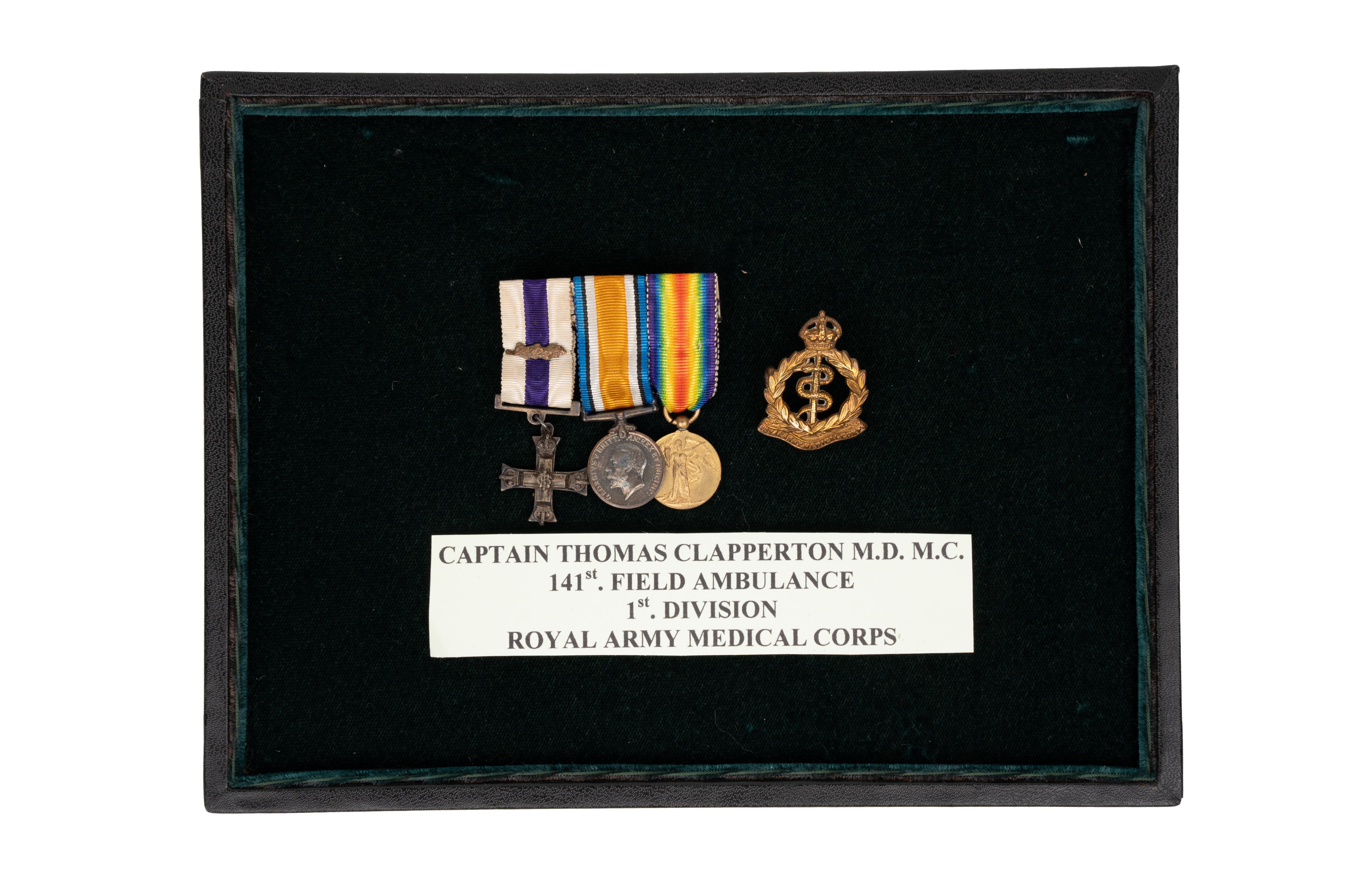 Attack on Hindenburg Line Military Cross - “Throughout the day he Repeatedly Conducted Bearers …