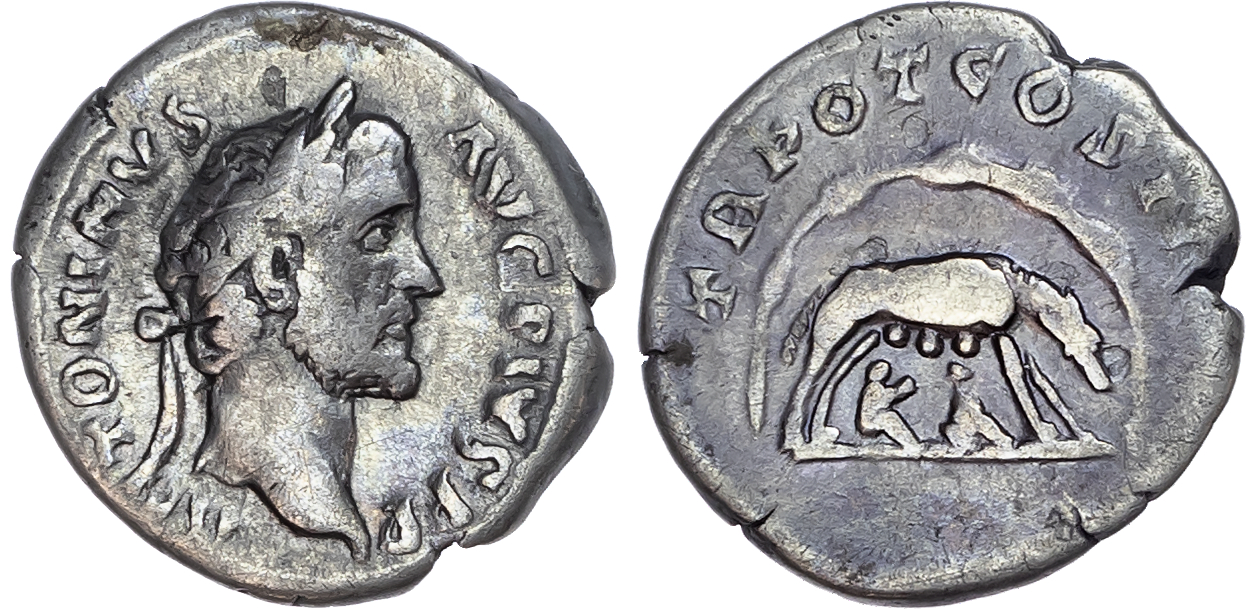 Antoninus Pius (AD 138-161) AR Denarius, Rome, c. AD 140, 2.68g.