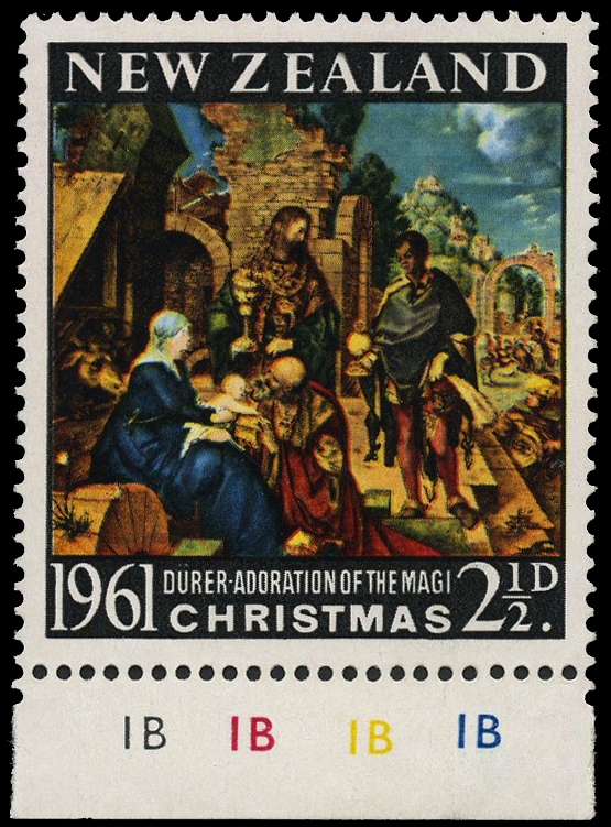 1961 2½d Christmas with watermark...