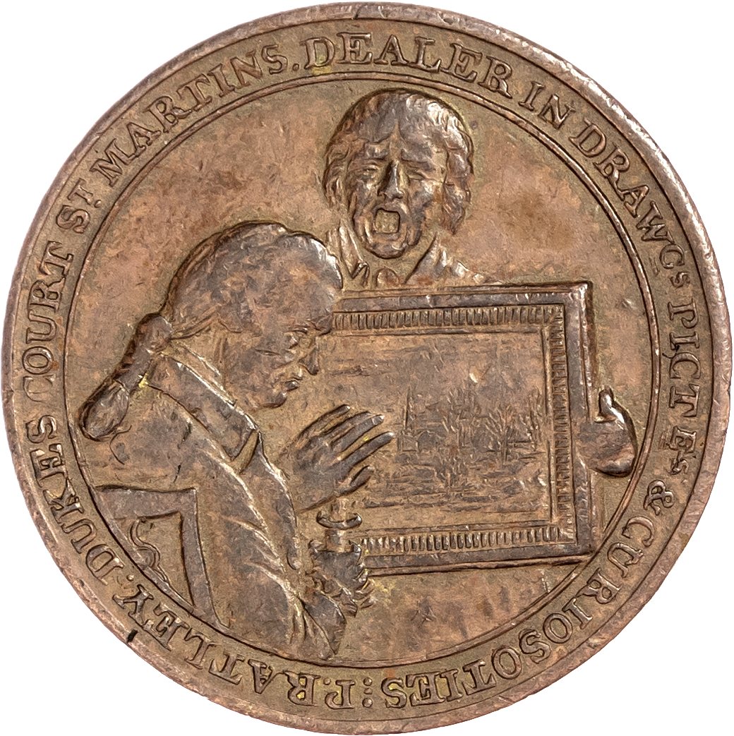 London - St. Martin’s Lane, Peter Ratley Brass alloy Halfpenny 1795