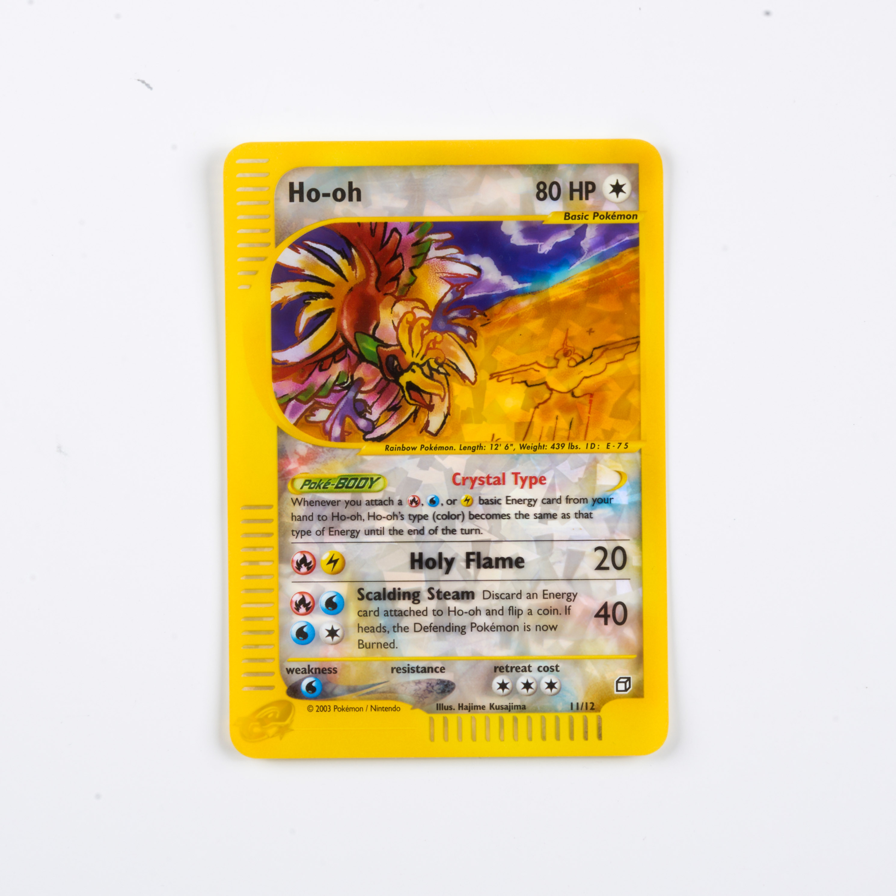 'Crystal' Ho-oh 11/12 Oversized Box-Topper - NM