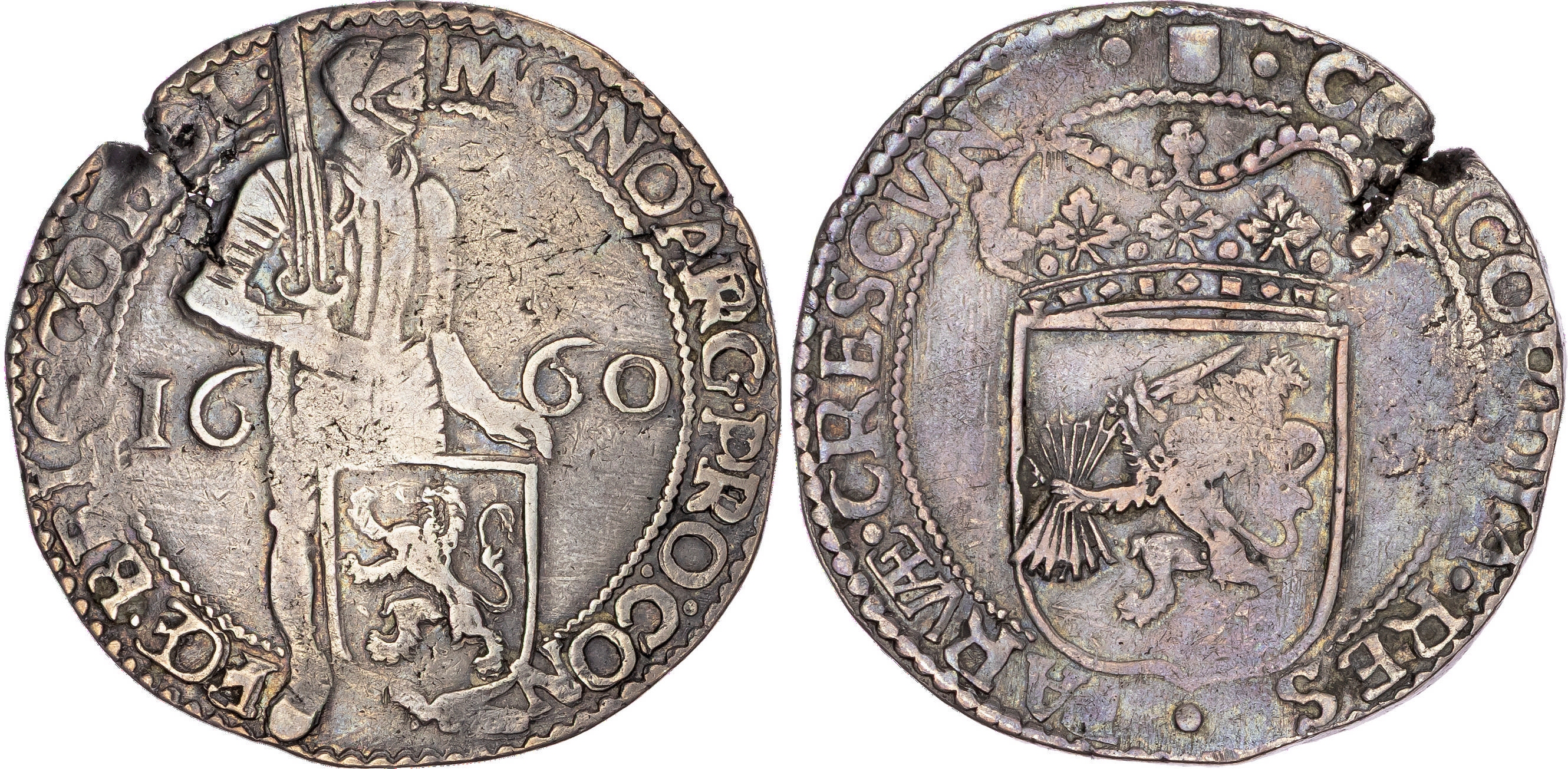 Low Countries, Holland, silver Ducat, 1660