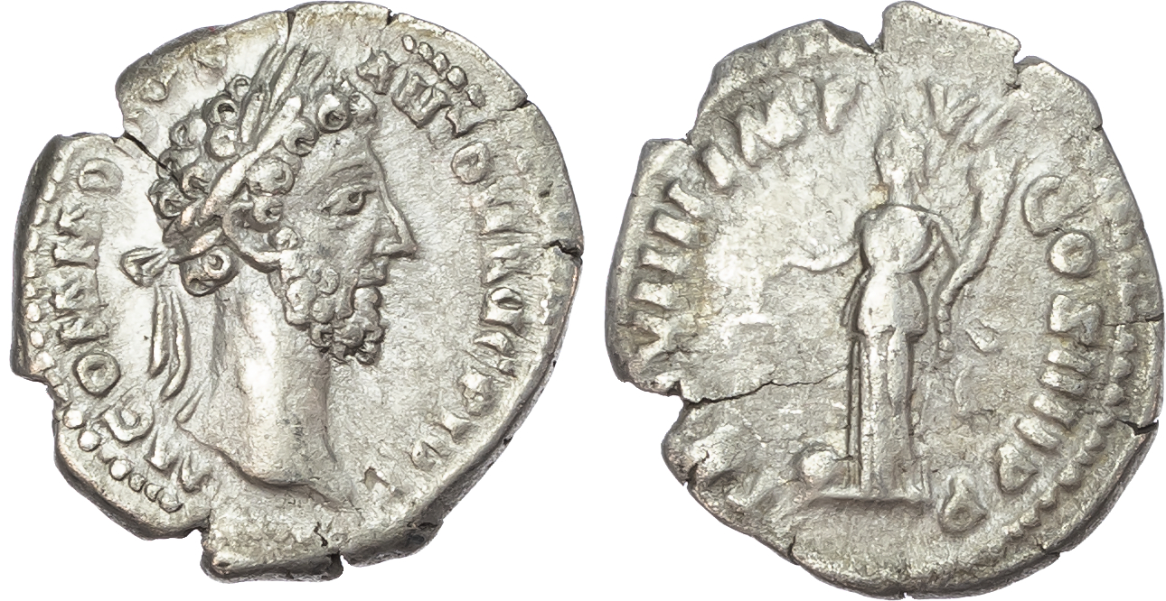 Commodus (AD 177-192) AR Denarius, Rome, AD 183-184, 2.66g. 