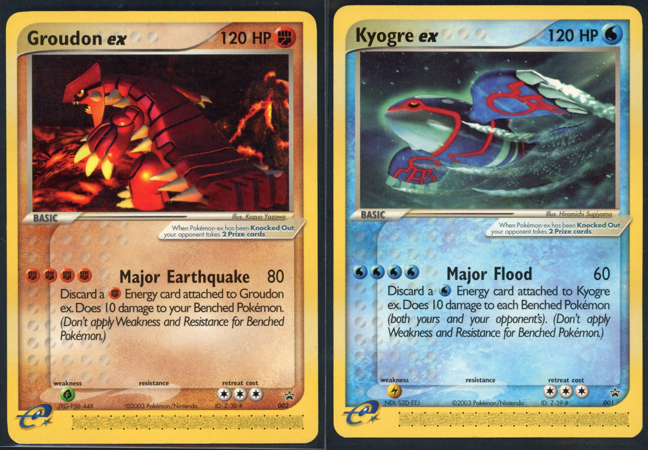 Groudon ex / Kyogre ex Nintendo Power Magazine Promo Bundle