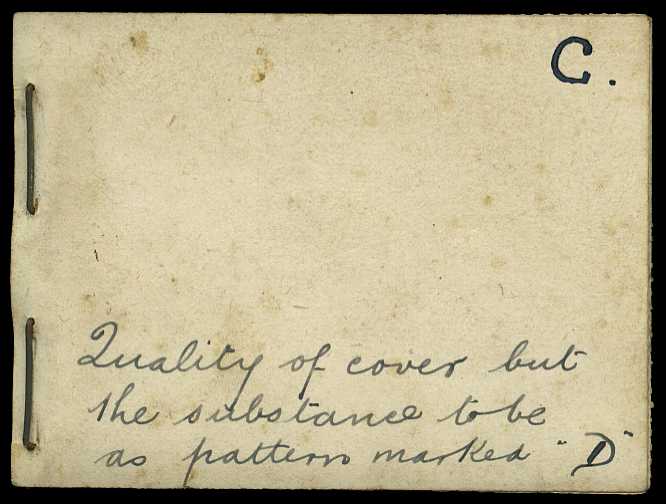 1903 trial booklet with white cover,...