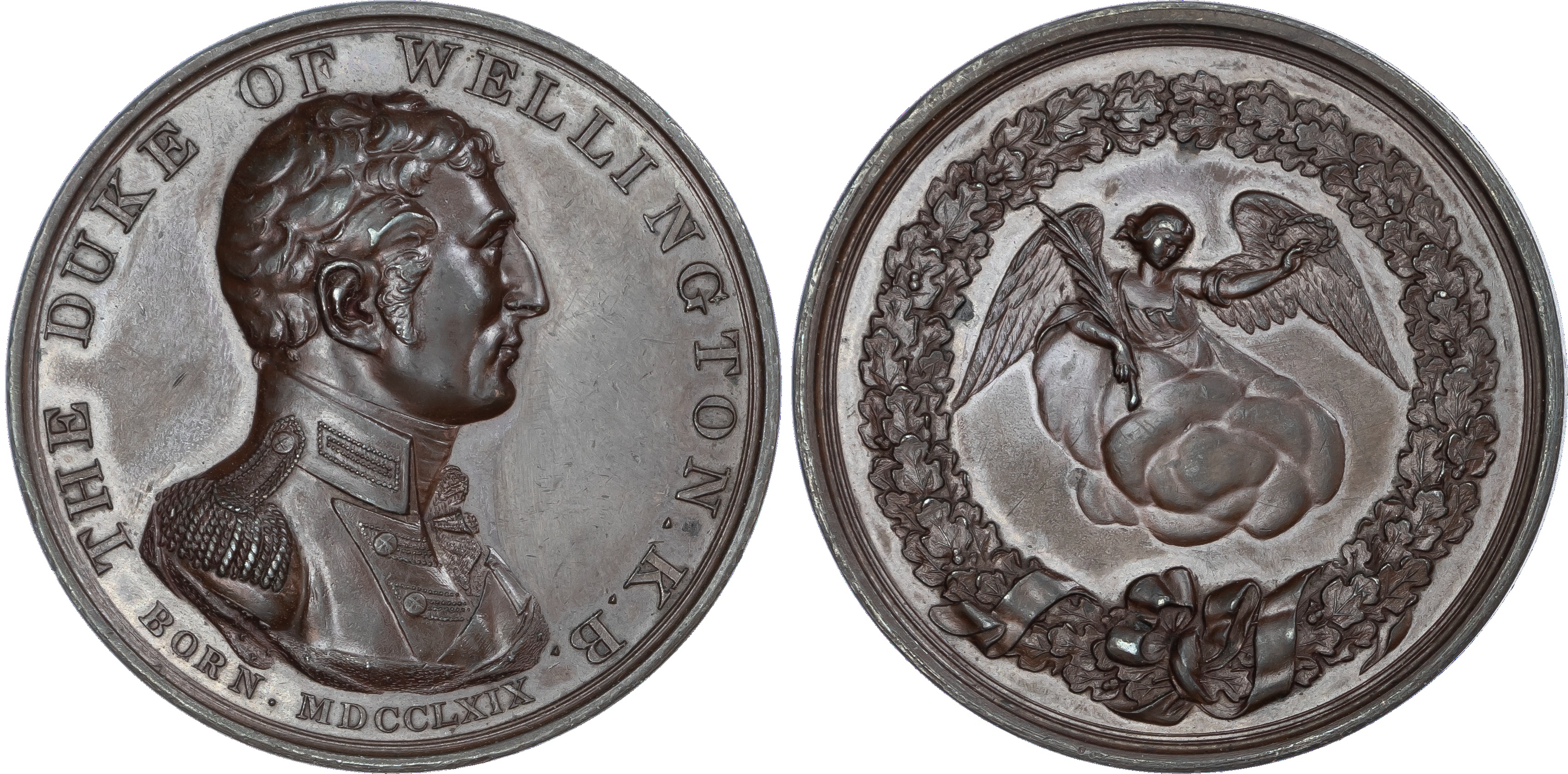 Great Britain, Peninsular War, Lot of Copper Medals (3).