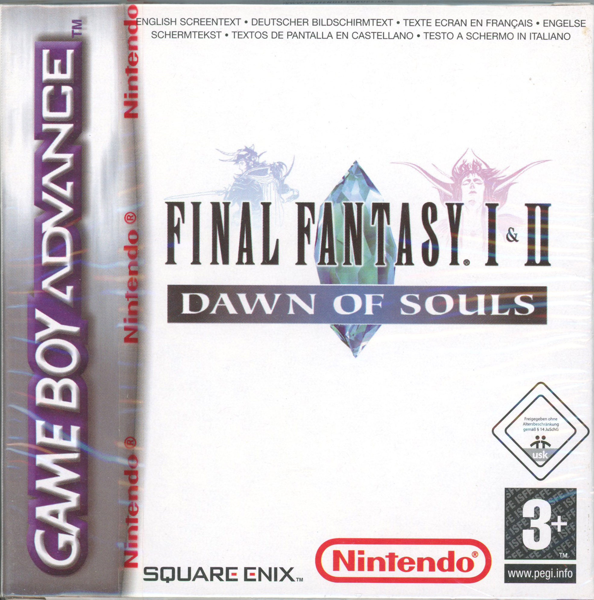 Nintendo - Final Fantasy 1 & 2 Dawn of Souls - Game Boy Advanced - Factory Sealed