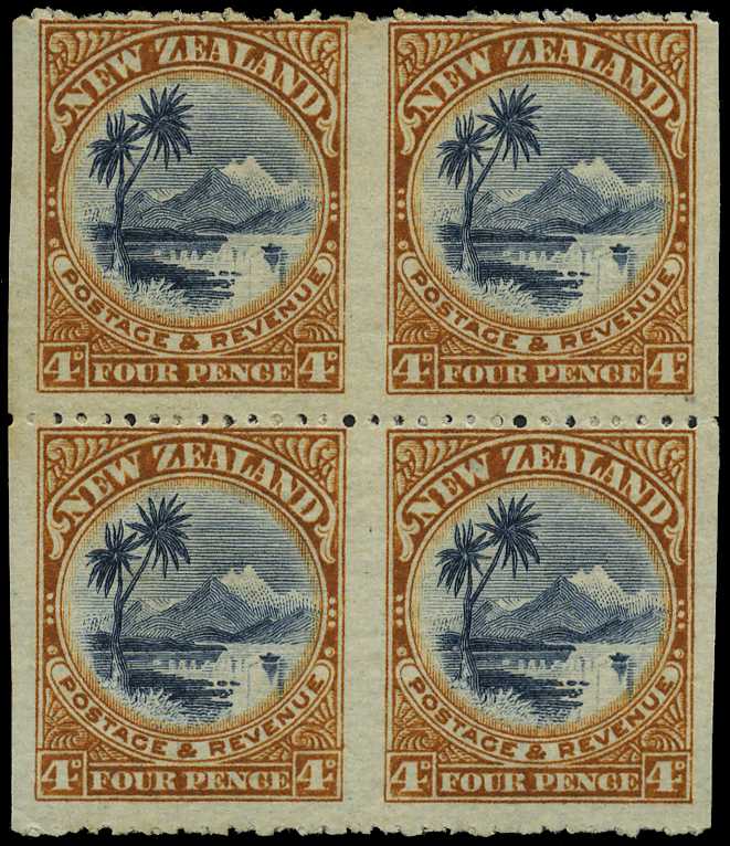 1903 Cowan paper 4d deep blue and deep brown...