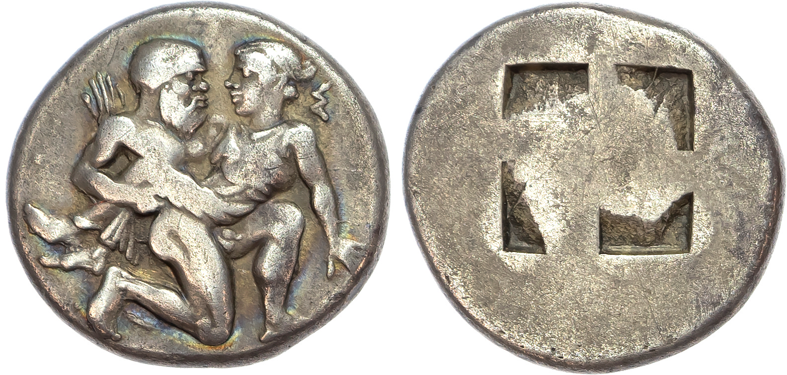 Islands off Thrace, Thasos (c. 463-411 BC) AR Stater, 8.64g.