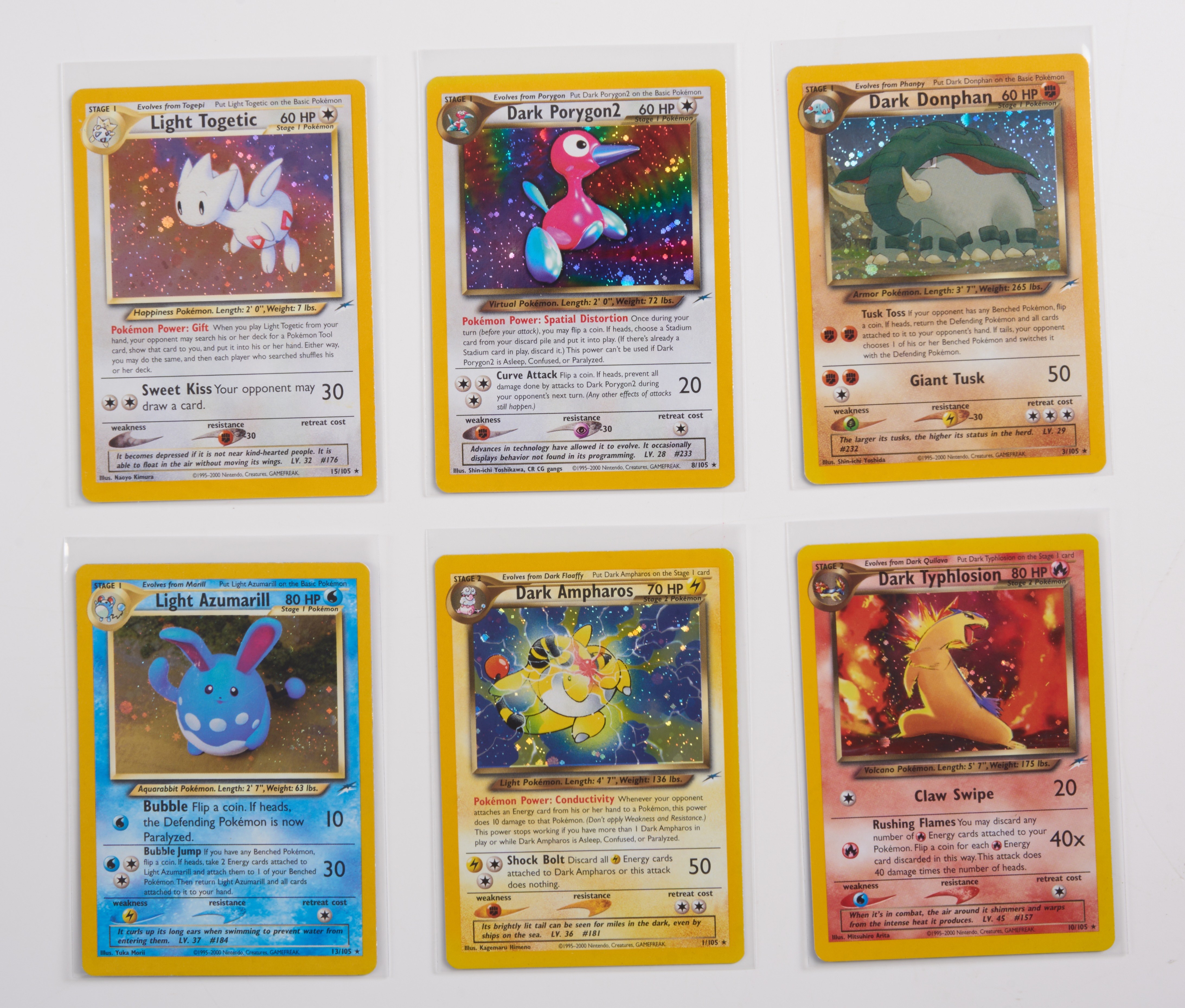 Neo Destiny Holo Collection - x6 Cards LP-NM