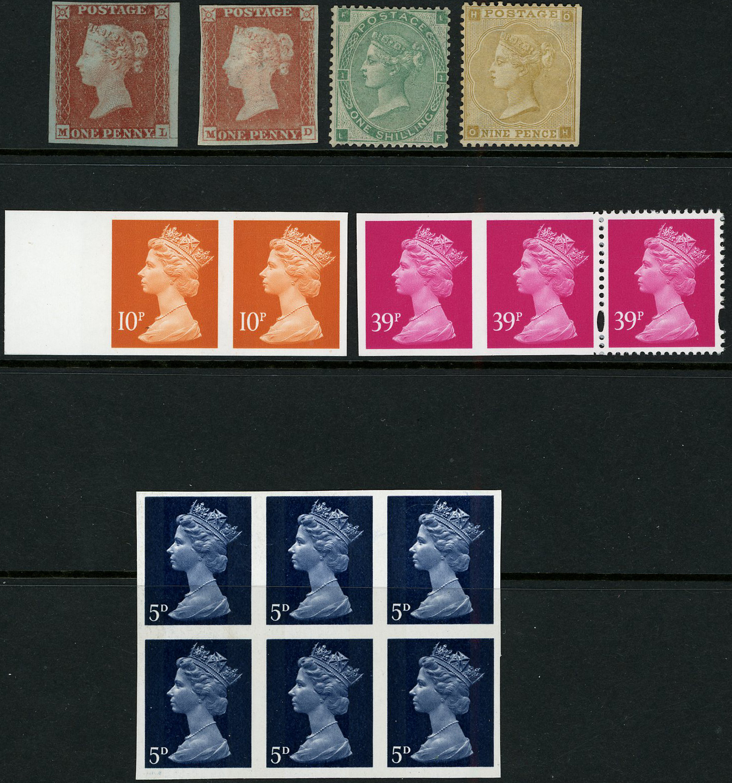 Great Britain small mint group 