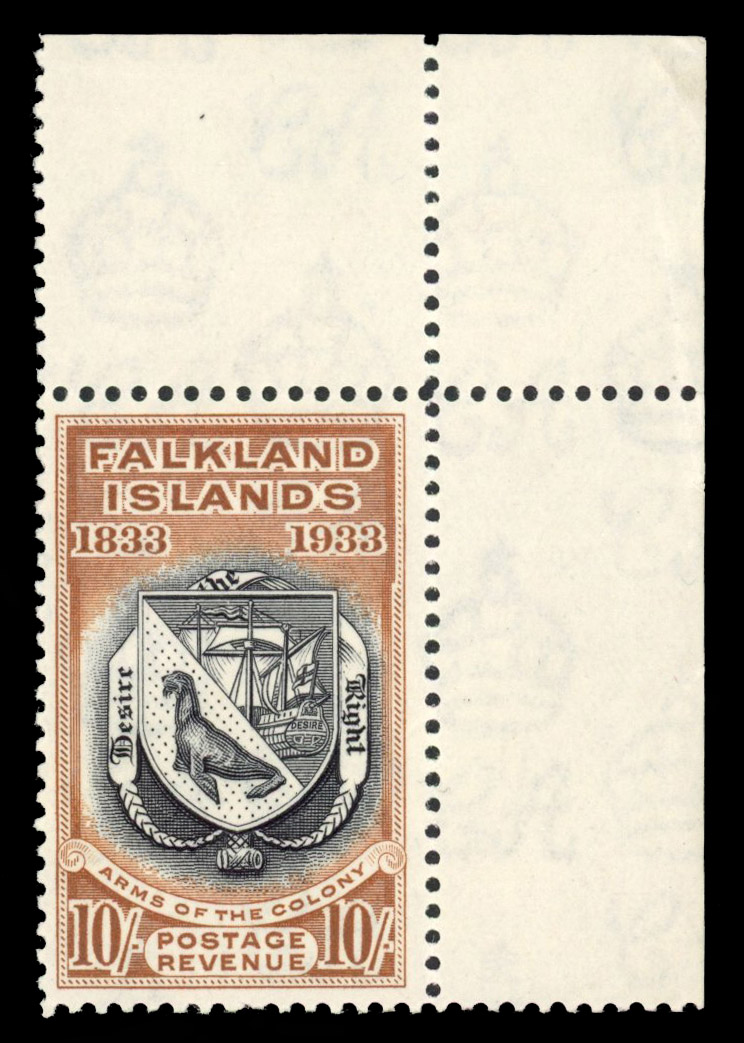 SG 137 1933 Centenary 10/- mint
