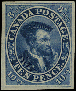 Canada SG 20 10d 'Cartier' lpog 