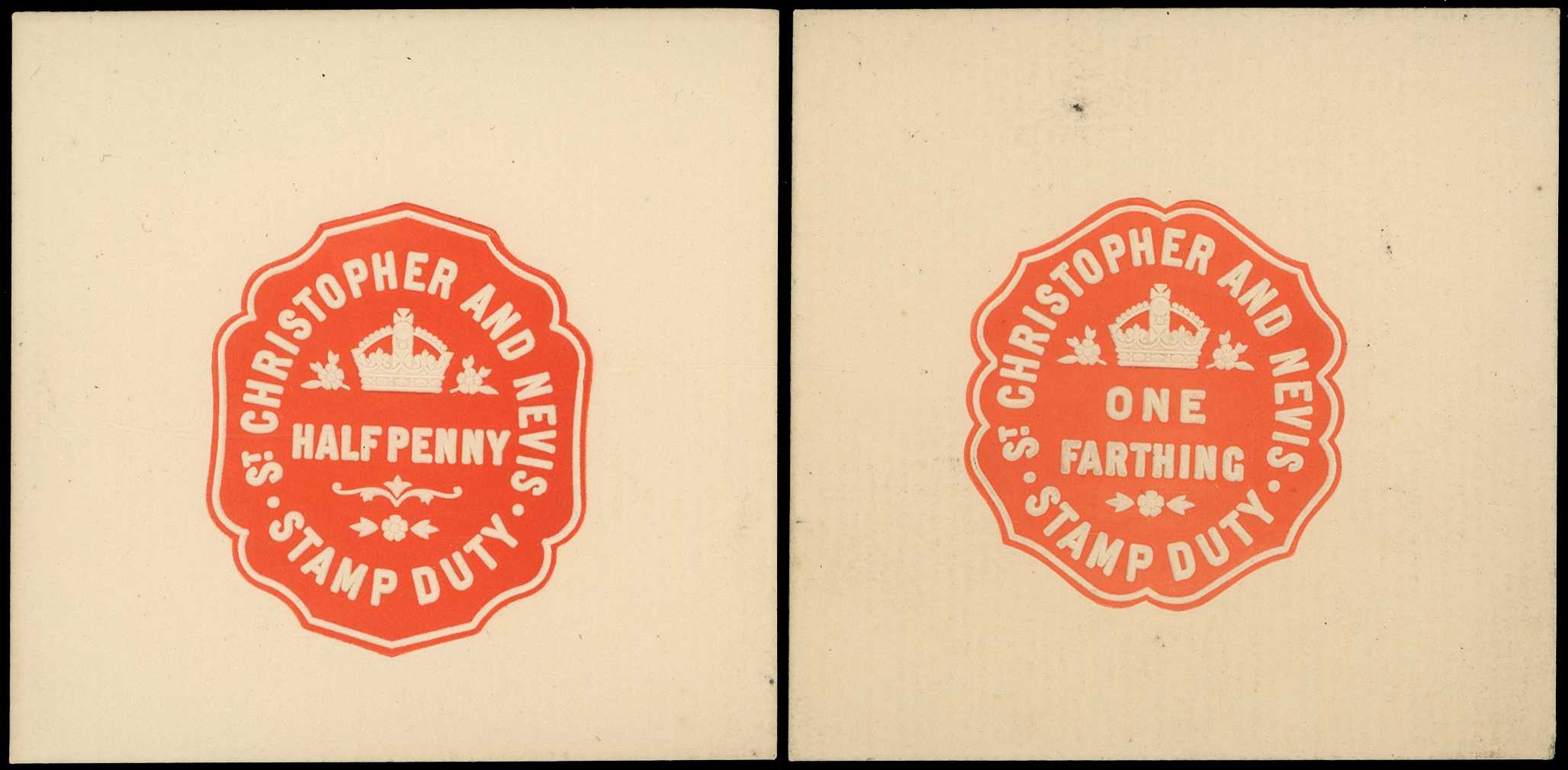 Embossed Revenue: c.1931 pair of...