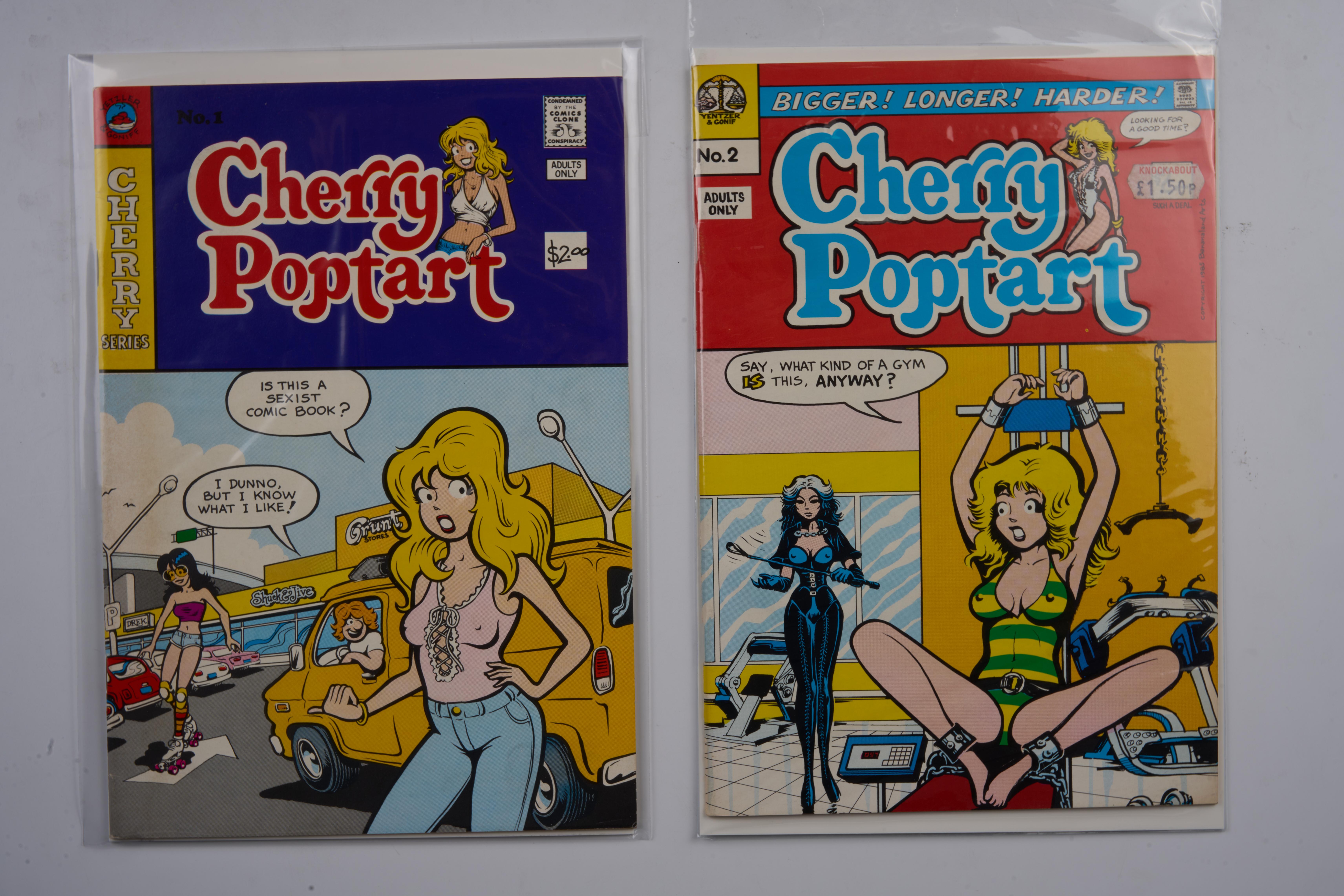 Cherry Poptart #1 & #2 by Larry Welz (Yentzer & Goniff/Last Gasp, 1982-85)