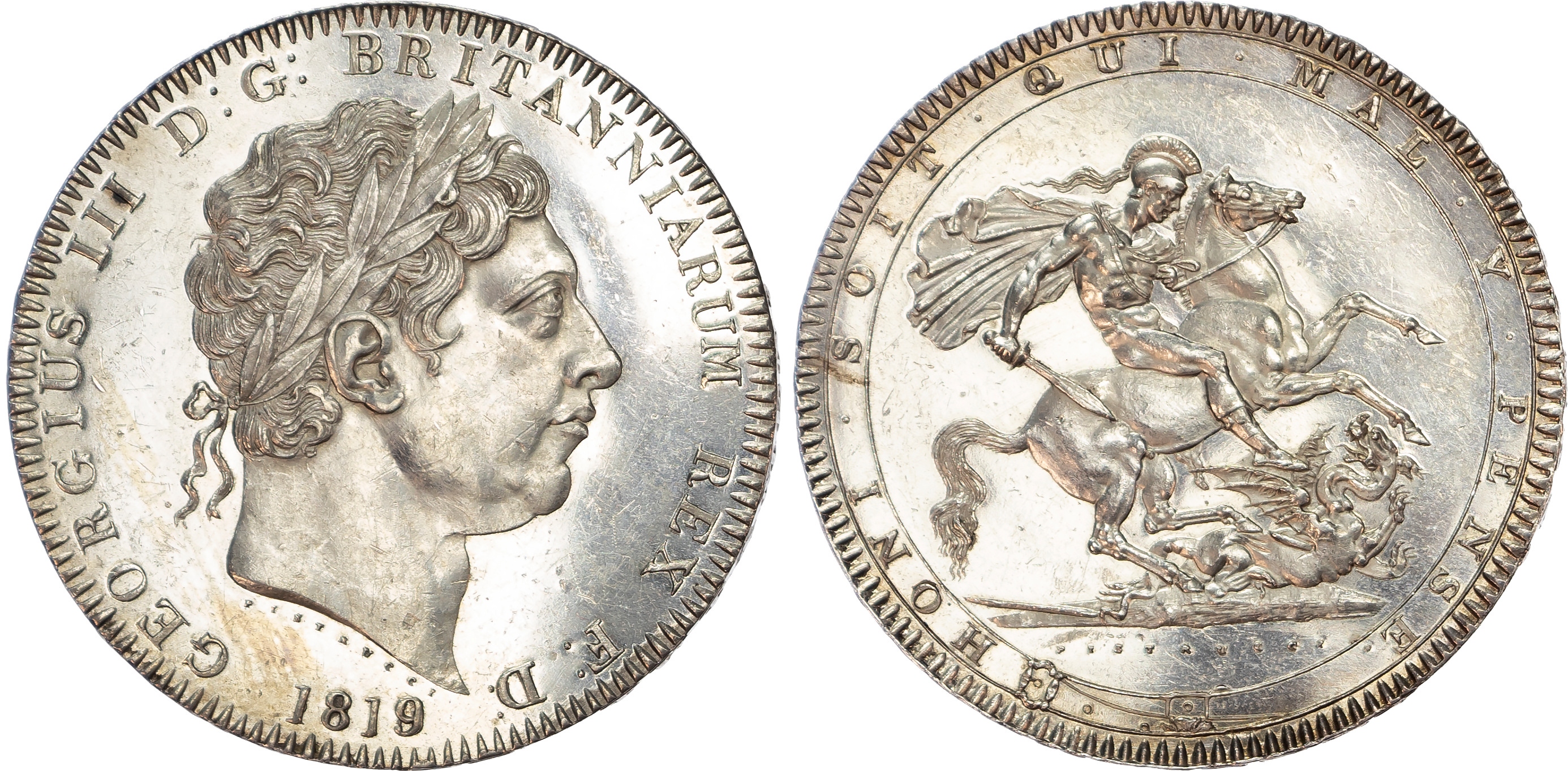 George III (1760-1820), Crown, 1819 LIX